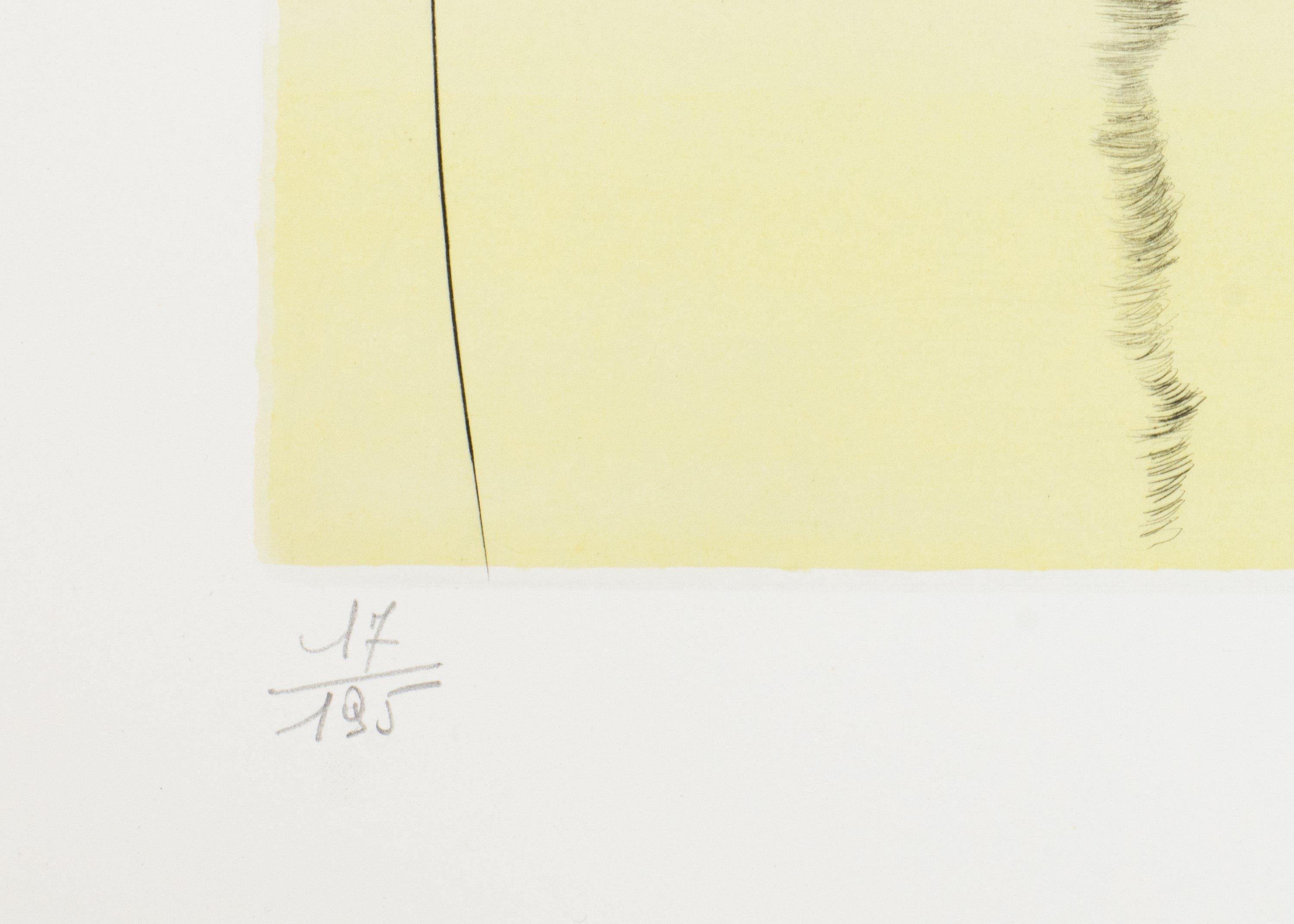 Gad (Douze tribus d'Israël), 1973 - Beige Figurative Print par Salvador Dalí