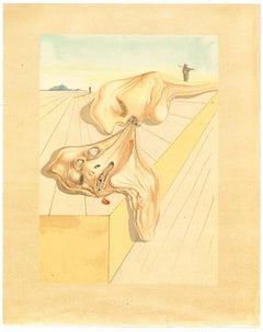 Gianni Schicchi's Bite - Original Woodcut Print by Salvador Dalì - 1963