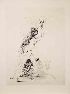 Girl with a Torch - Etching - 1968