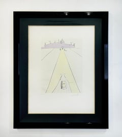 Salvador Dali "God, Time, Space, and the Pope"