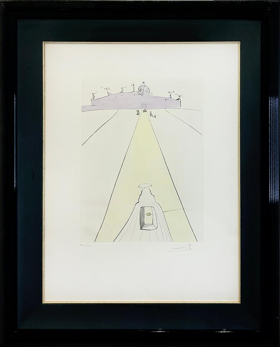 Dios, el Tiempo, el Espacio y el Papa - Print de Salvador Dalí