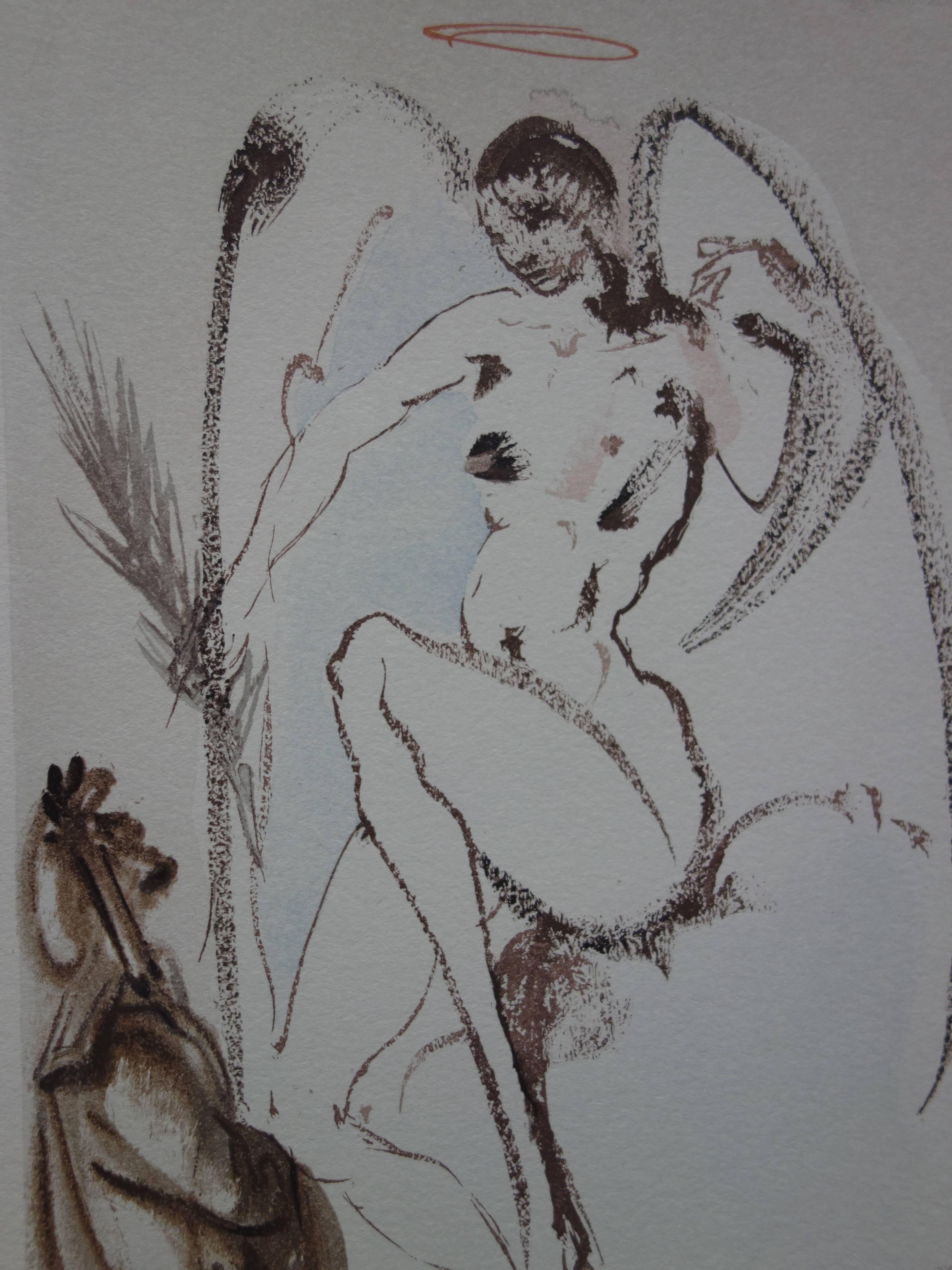 Salvador Dali (1904-1989)
Heaven 28 - The Archangel Gabriel

Woodcut on paper
Printed signature in the plate
1960/63
Printed on paper Vélin BFK Rives
Size 32,8 x 26,4 cm (c. 13 x 10 in)

REFERENCES : Field p. 189 à 200 / Michler & Lopsinger