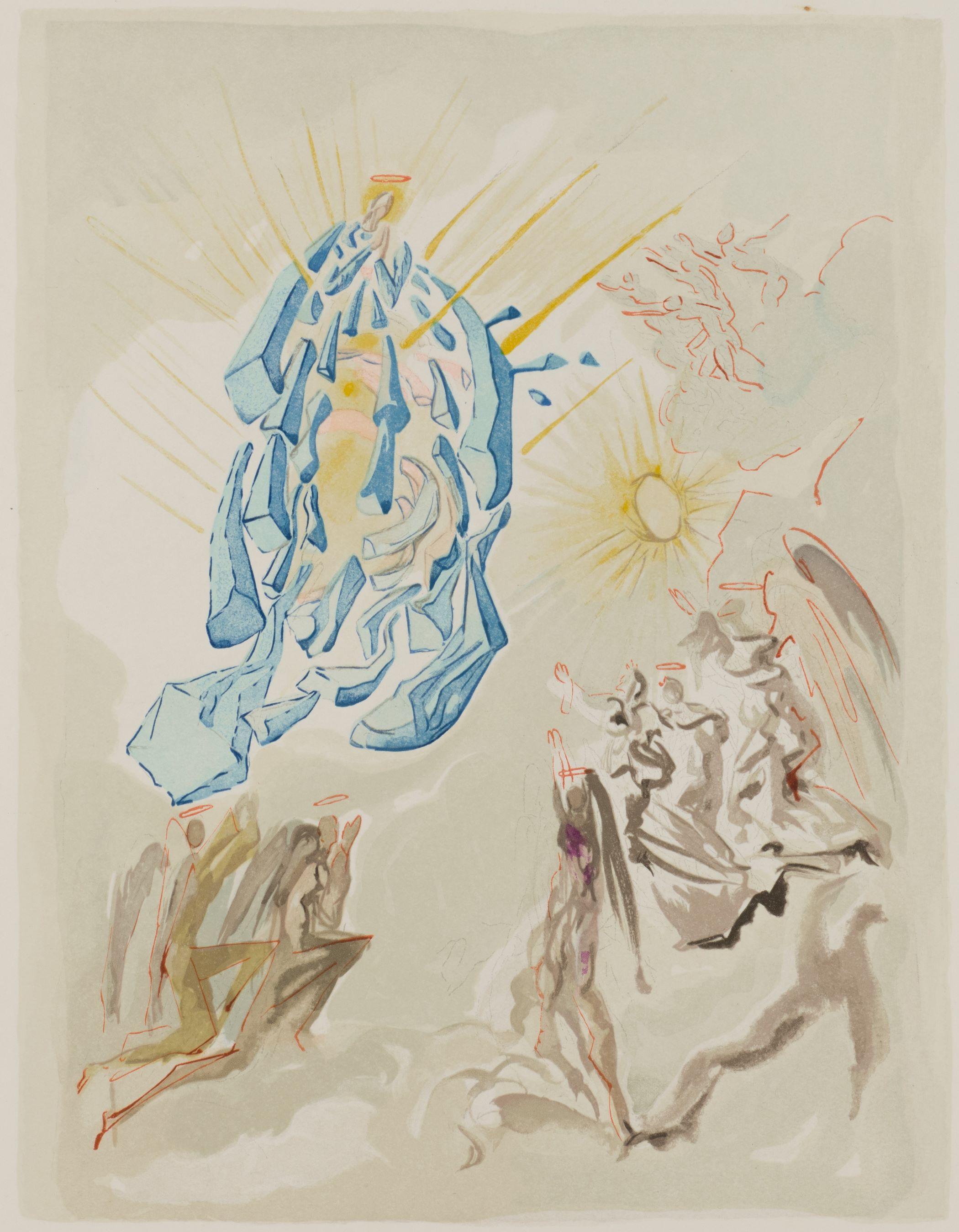 Heaven Canto 24 (The Divine Comedy) - Surrealist Print by Salvador Dalí