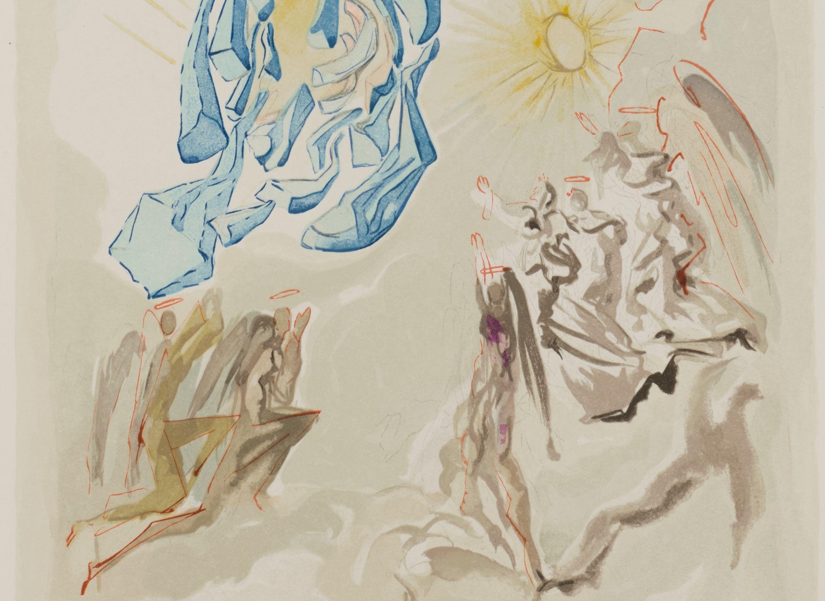 Heaven Canto 24 (The Divine Comedy) - Surrealist Print by Salvador Dalí