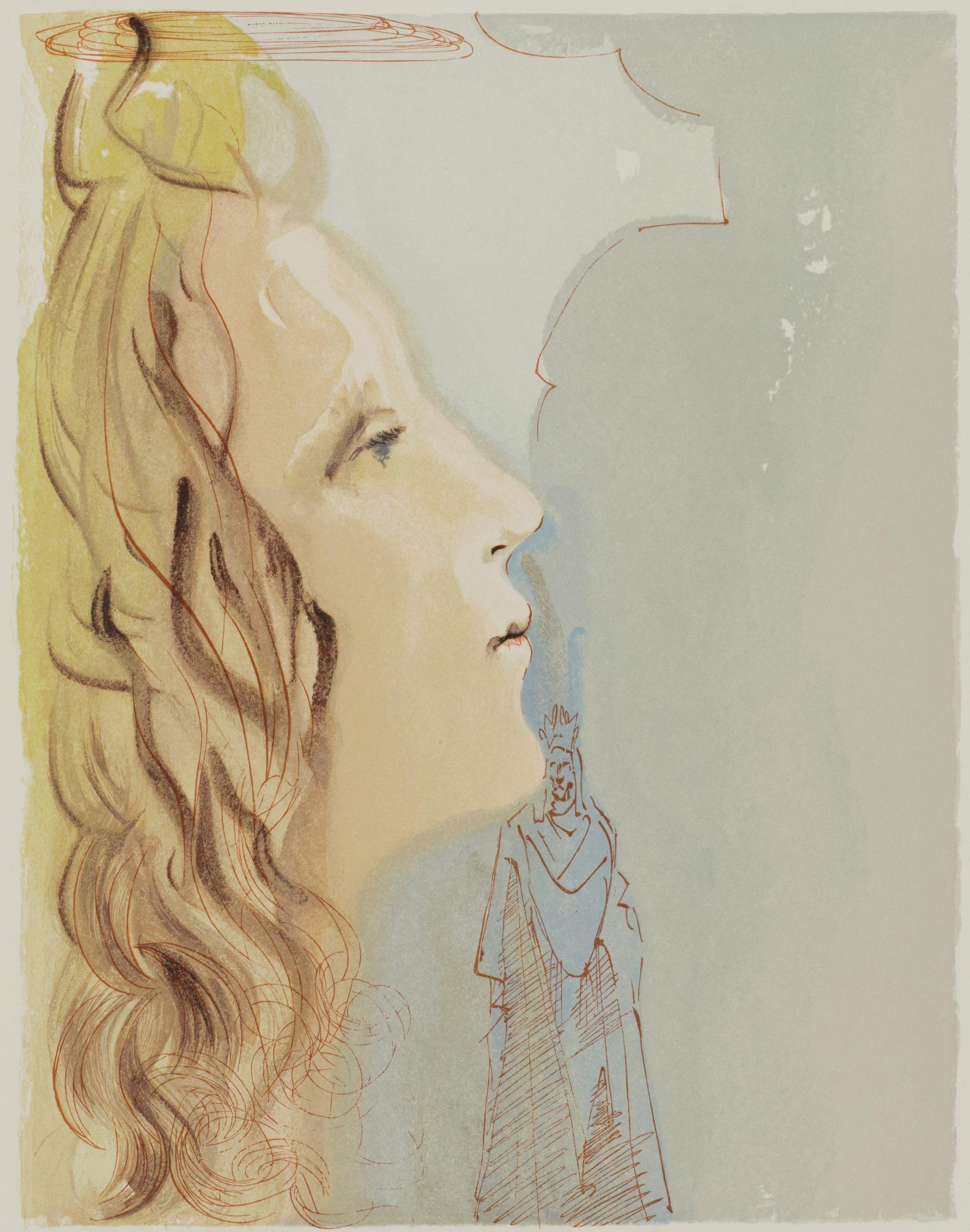 Heaven Canto 8 (The Divine Comedy) - Surrealist Print by Salvador Dalí