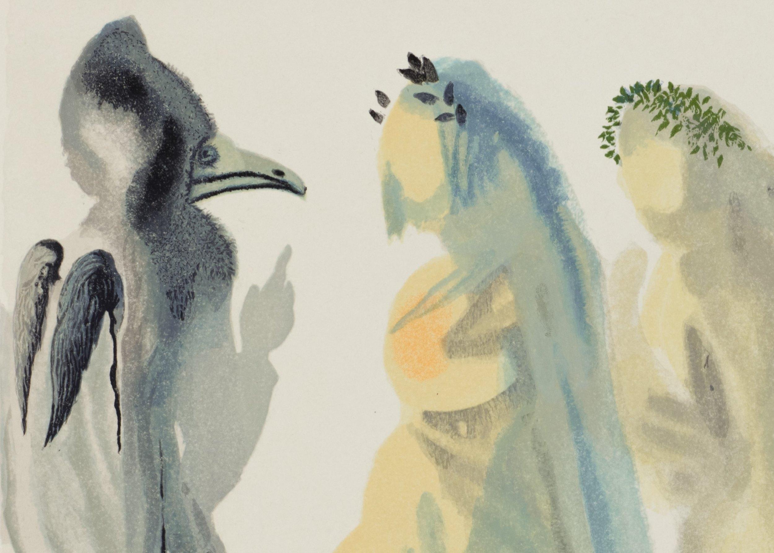 Canto 9 (La Divine Comédie) - Surréalisme Print par Salvador Dalí