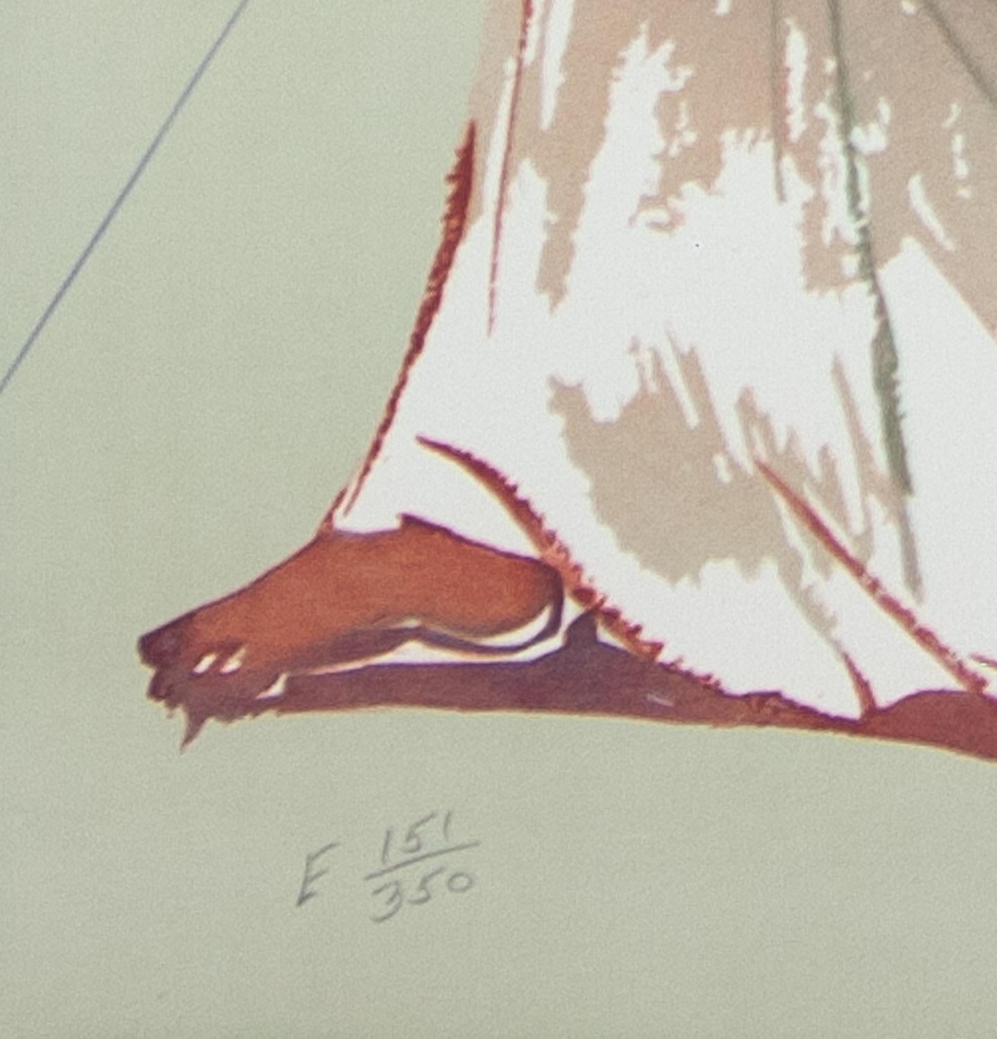        Helen of Troy (  is an original signed lithograph by Salvador Dali from the French limited edition suite Hommage a Homere. Published by Levine and Levine for Peterson Fine Arts on Arches paper, 1977.  A description accompanies the title 