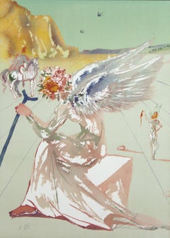Helen of Troy original signed limited edition lithograph by Salvador Dali 1977