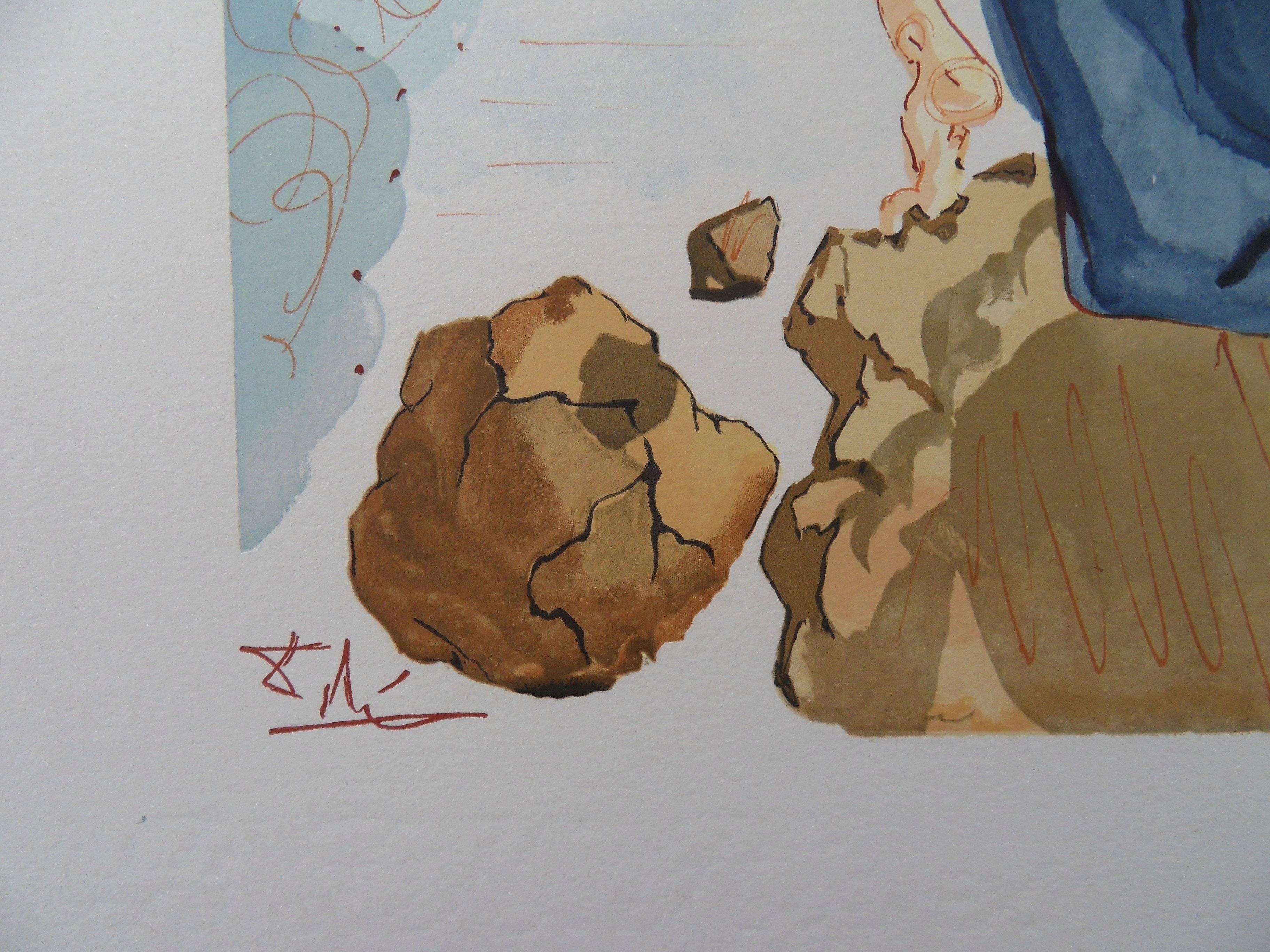 Hell 15 - The Solid Curbstones - Color Woodcut (Field n°p. 189) - Print de Salvador Dalí