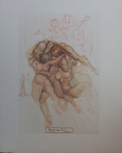 Hell 8 - The Angry - woodcut - 1963 (Field p. 189)