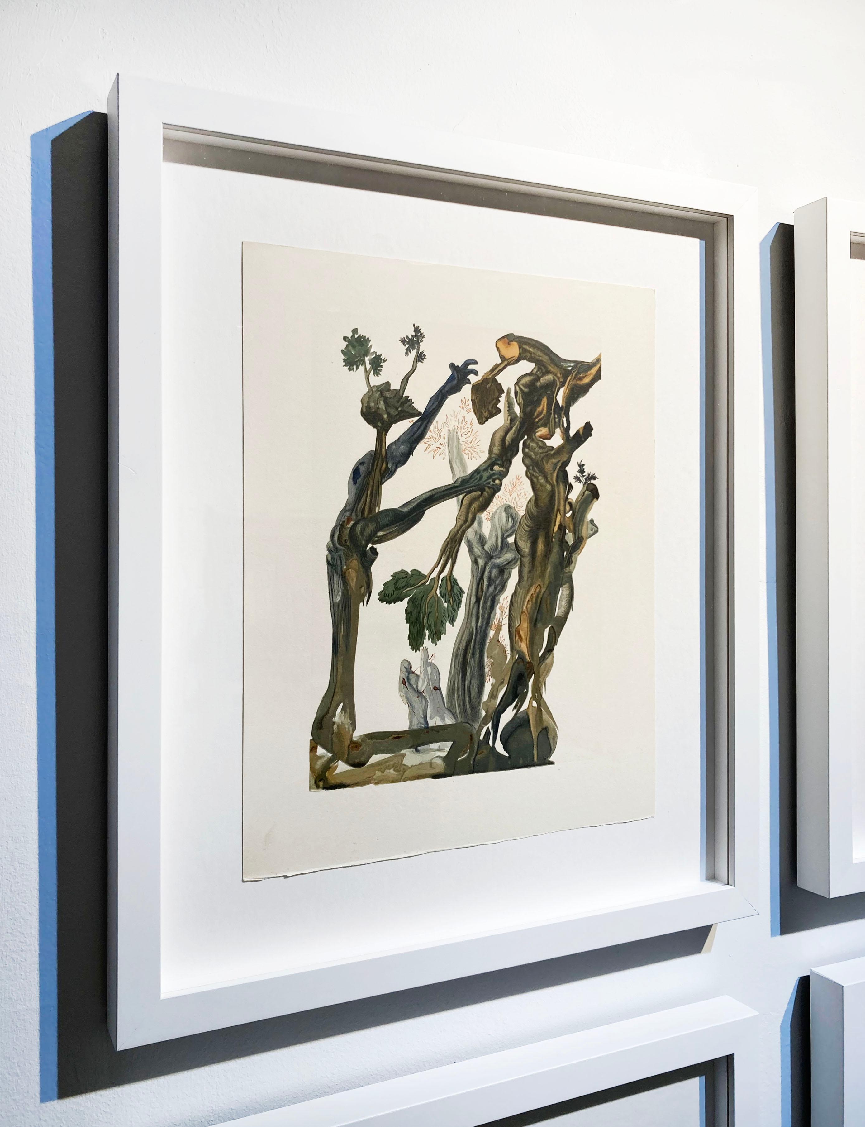 Inferno Canto 13 - Print Surrealismo di Salvador Dalí