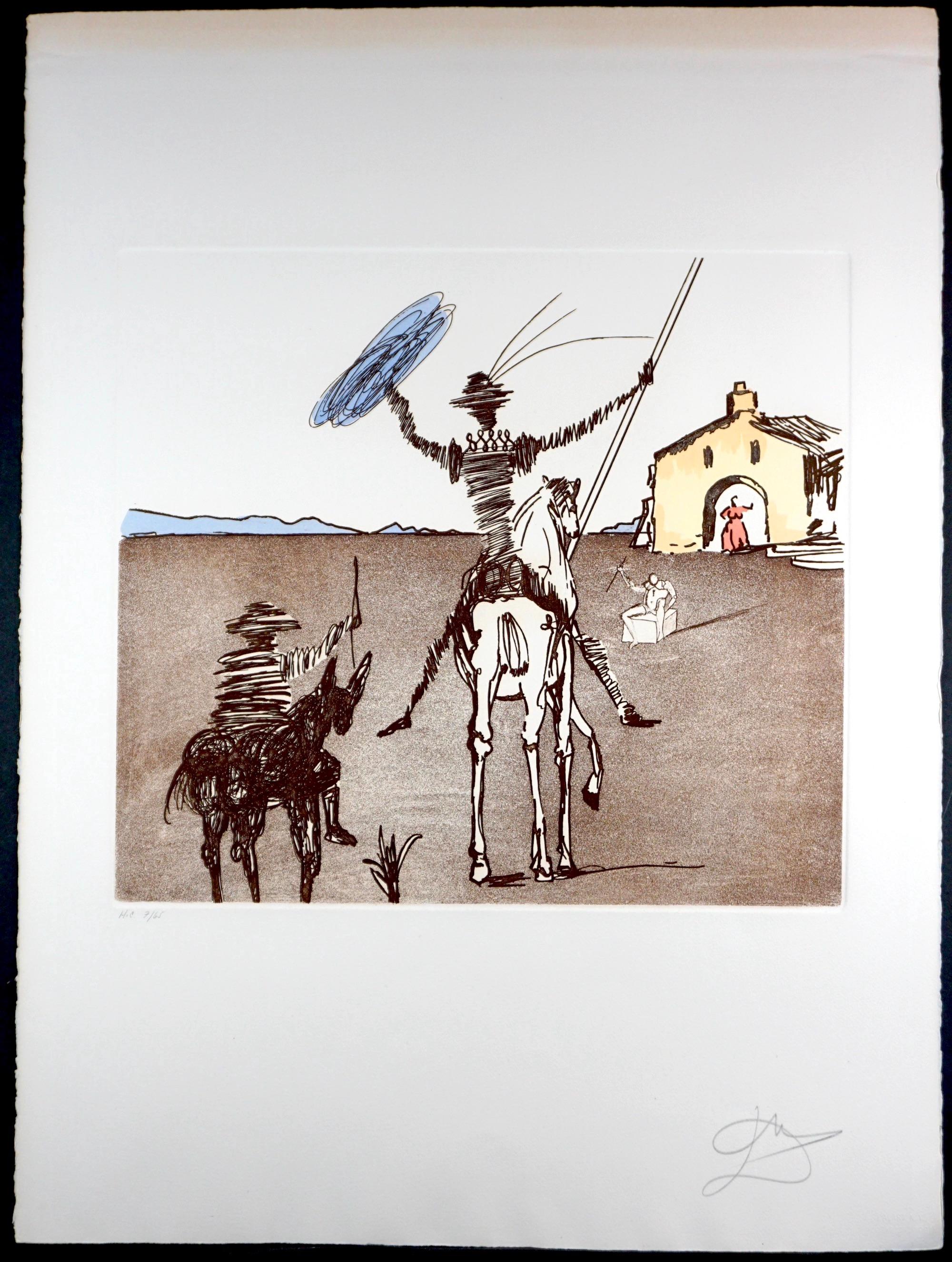 Historia de Don Quichotte de la Mancha The Impossible Dream  - Print by Salvador Dalí