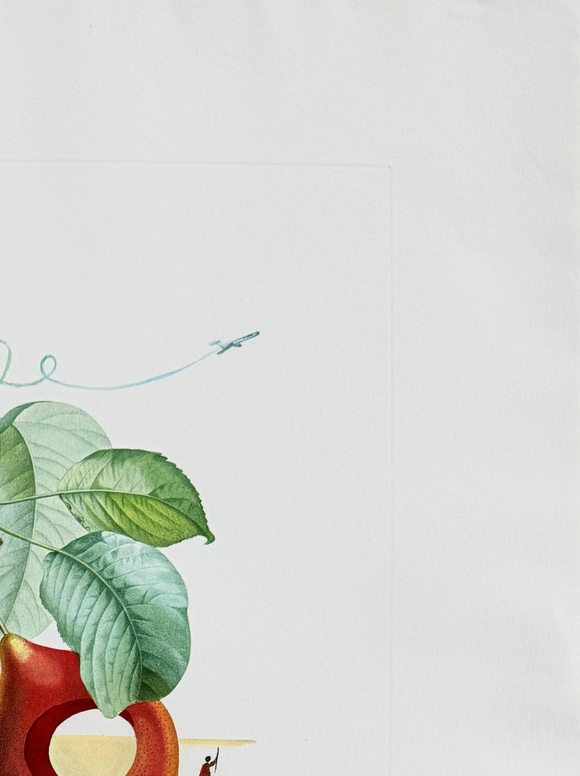Salvador Dali (1904-1989) - Fruit troué de la suite Flordali

Lithographie avec gravure à la pointe sèche de 1969.

L'A.E. sur papier Rives.

Dimensions de l'œuvre : 74,5 x 54,5 cm.

Signé à la main.

Éditeur : Werbungs- und Commerz Union
