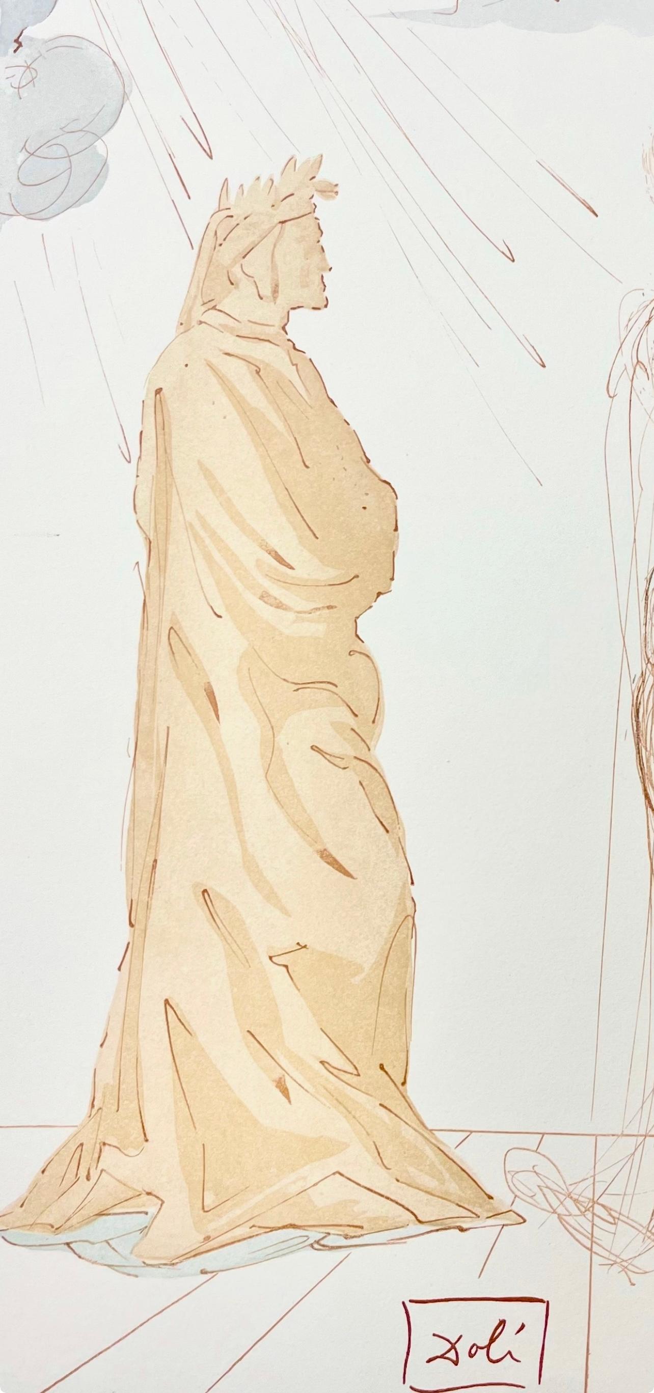Hölle II (Field 189-200; M/L 1039-1138), Die Göttliche Komödie - Print by Salvador Dalí
