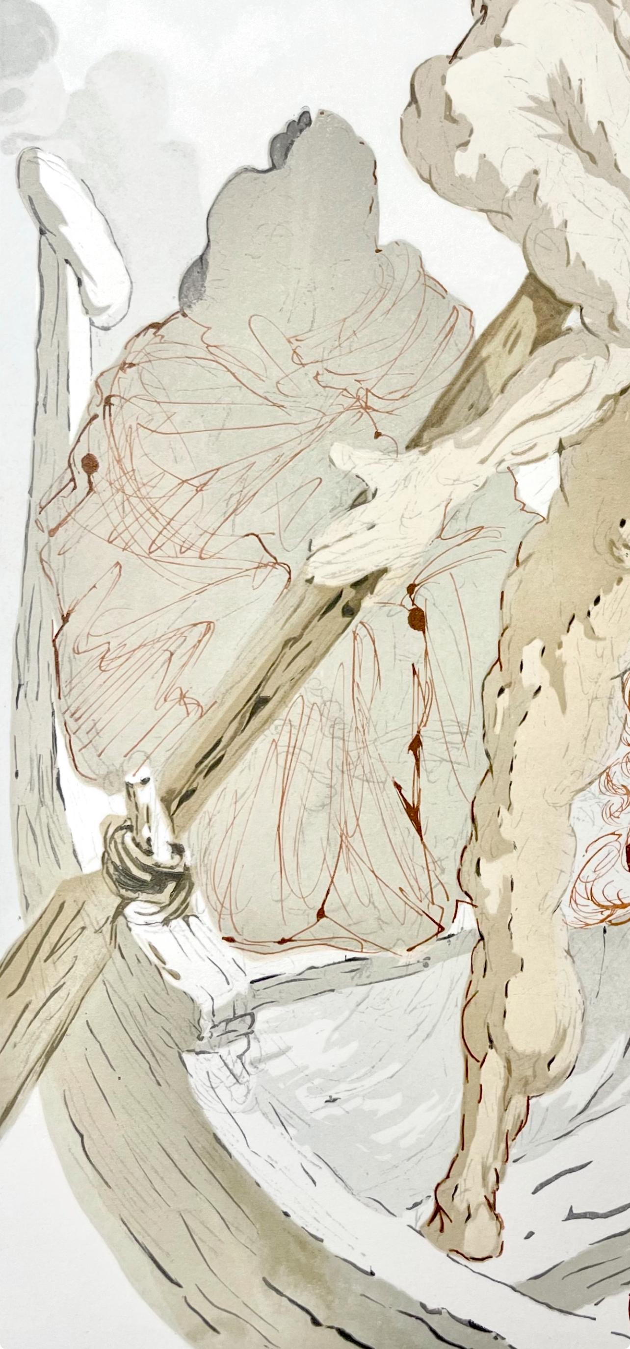 Hölle III (Field 189-200; M/L 1039-1138), Die Göttliche Komödie - Surrealist Print by Salvador Dalí