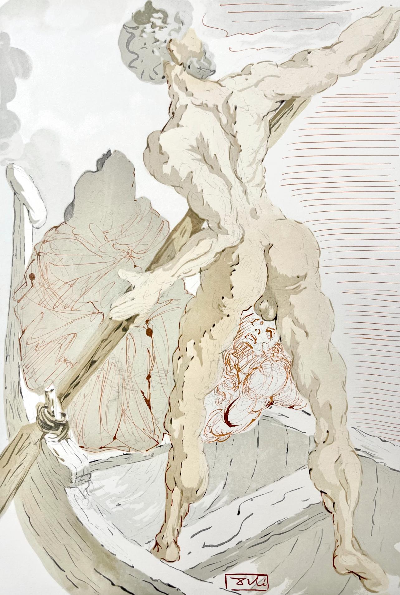 Salvador Dalí Figurative Print - Hölle III (Field 189-200; M/L 1039-1138), Die Göttliche Komödie
