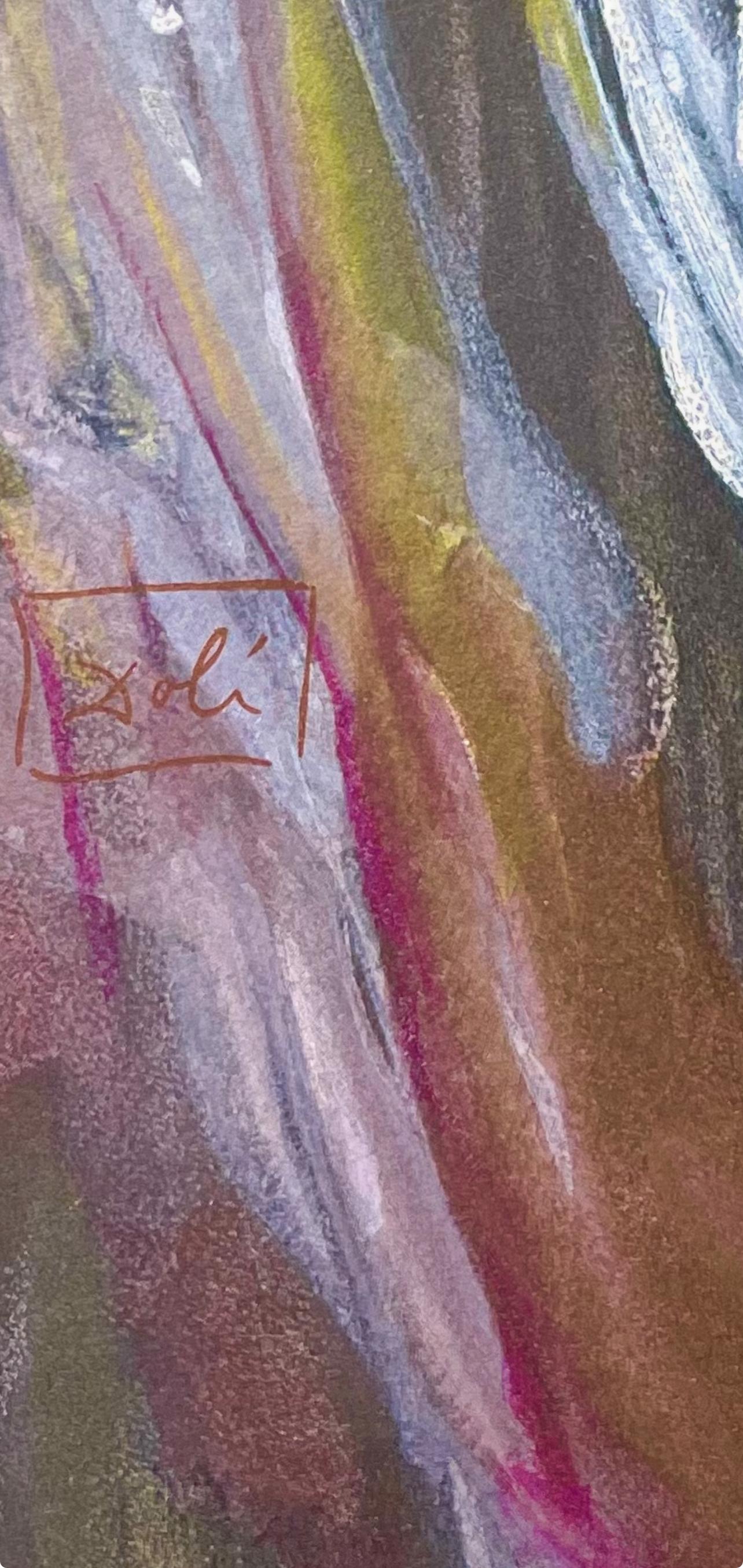 Hölle IX (Field 189-200; M/L 1039-1138), Die Göttliche Komödie - Gray Landscape Print by Salvador Dalí