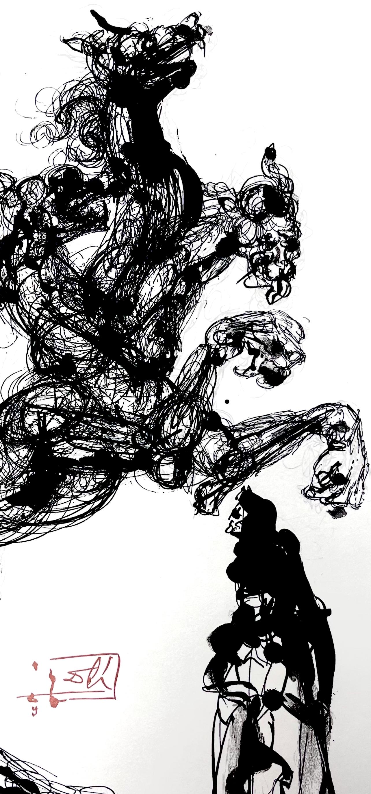 Hölle VI (Field 189-200; M/L 1039-1138), Die Göttliche Komödie - Print by Salvador Dalí