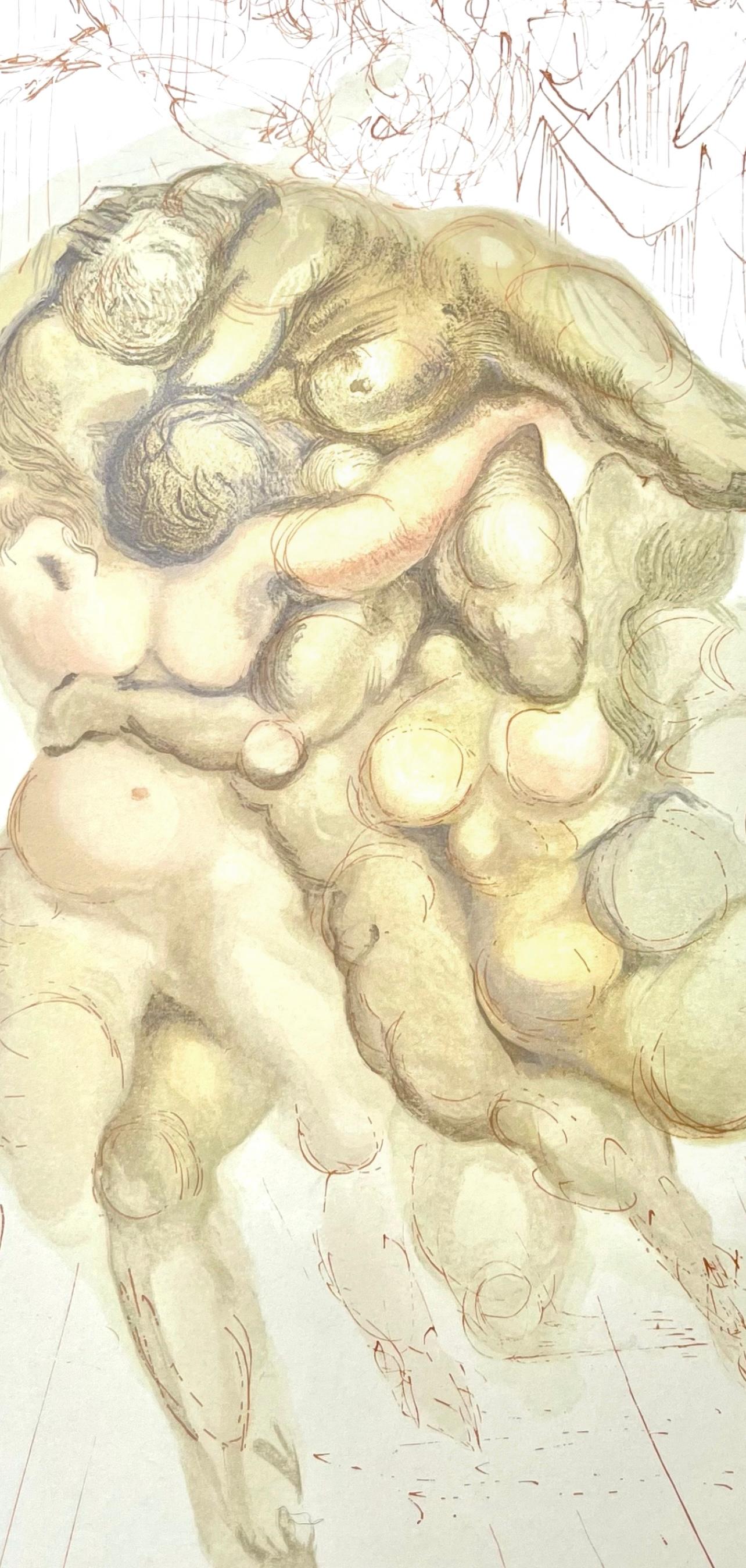 Hölle VIII (Field 189-200; M/L 1039-1138), Die Göttliche Komödie - Print by Salvador Dalí