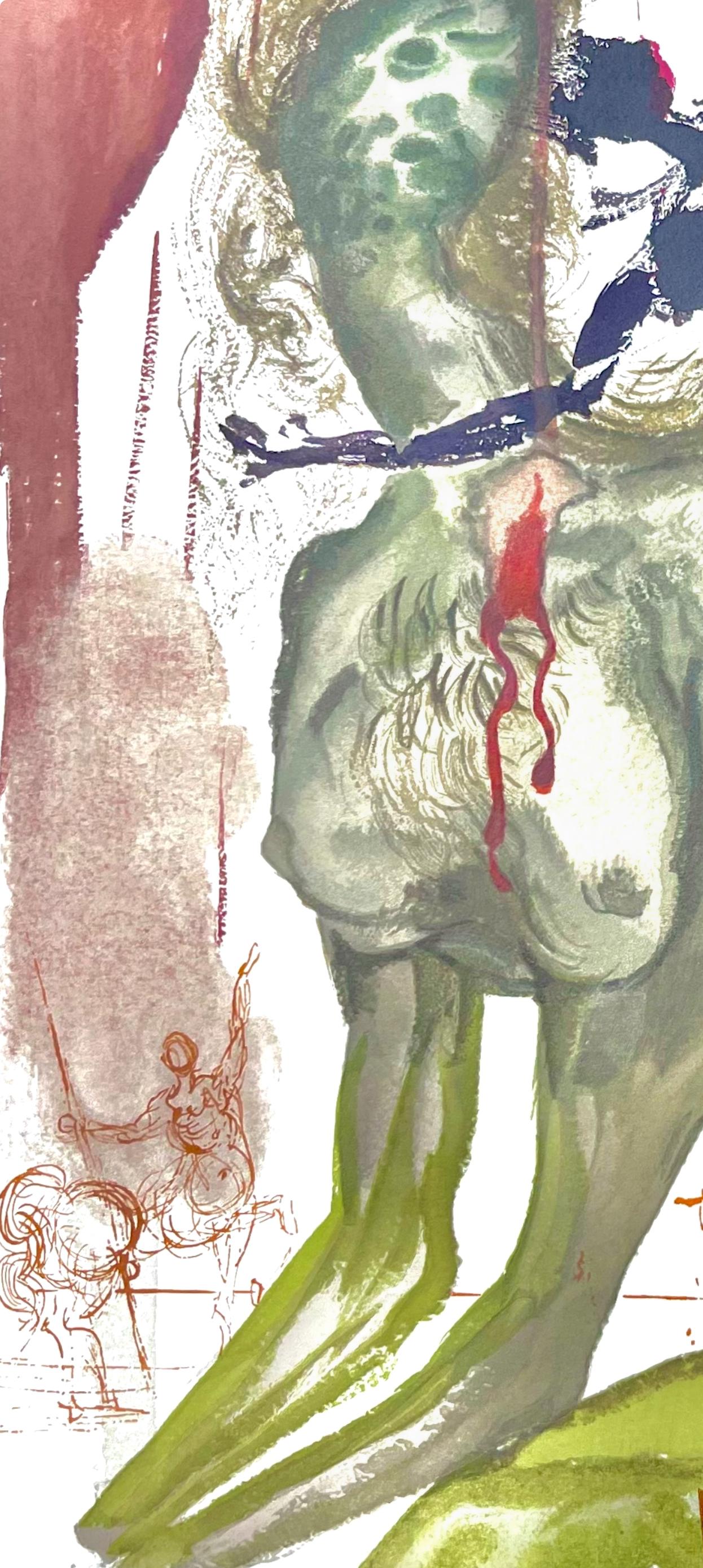 Hölle XII (Field 189-200; M/L 1039-1138), Die Göttliche Komödie - Surrealist Print by Salvador Dalí