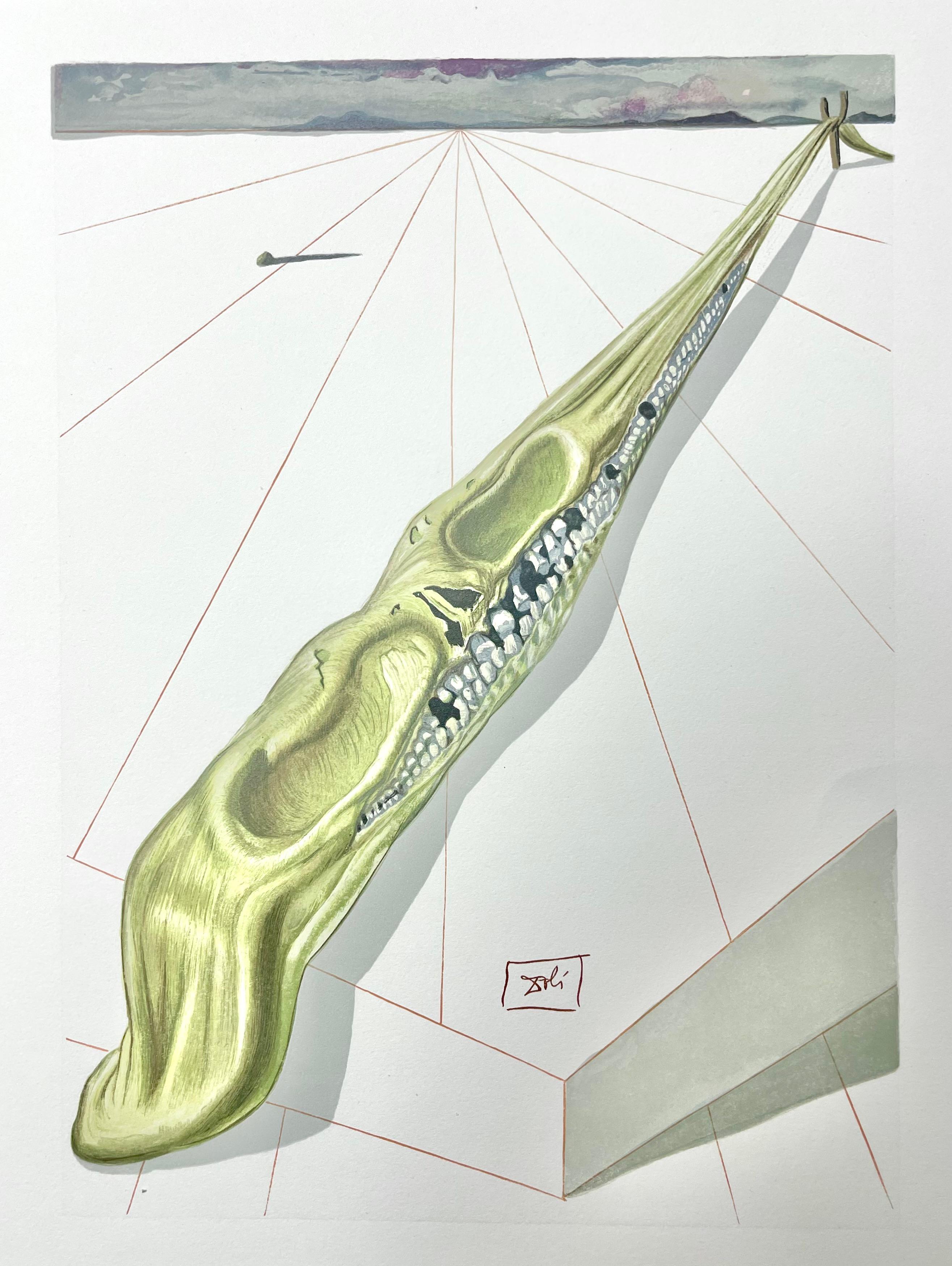 Woodcut in colors on vélin de Rives BFK paper, mounted on vélin d’Arches support, as issued. Paper size: 13 x 10.375 inches. Inscription: Signed in the block, and unnumbered, as issued. Catalogue raisonné reference: Michler & Löpsinger 1039-1138;