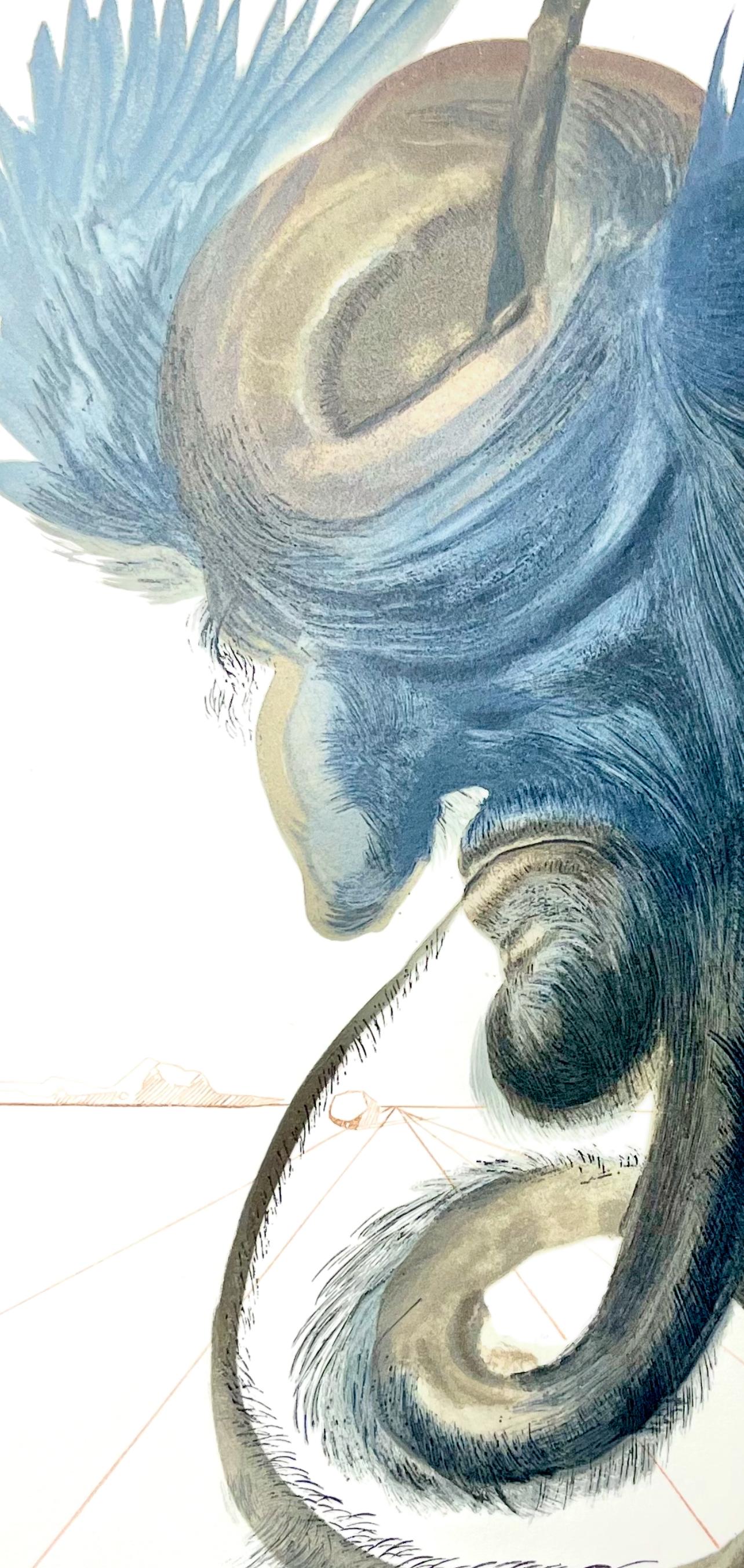 Hölle XX (Field 189-200; M/L 1039-1138), Die Göttliche Komödie - Print by Salvador Dalí