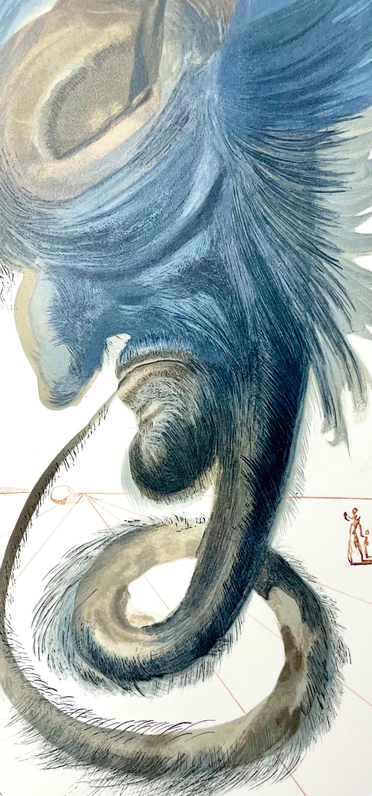 Hölle XX (Field 189-200; M/L 1039-1138), Die Göttliche Komödie - Surrealist Print by Salvador Dalí