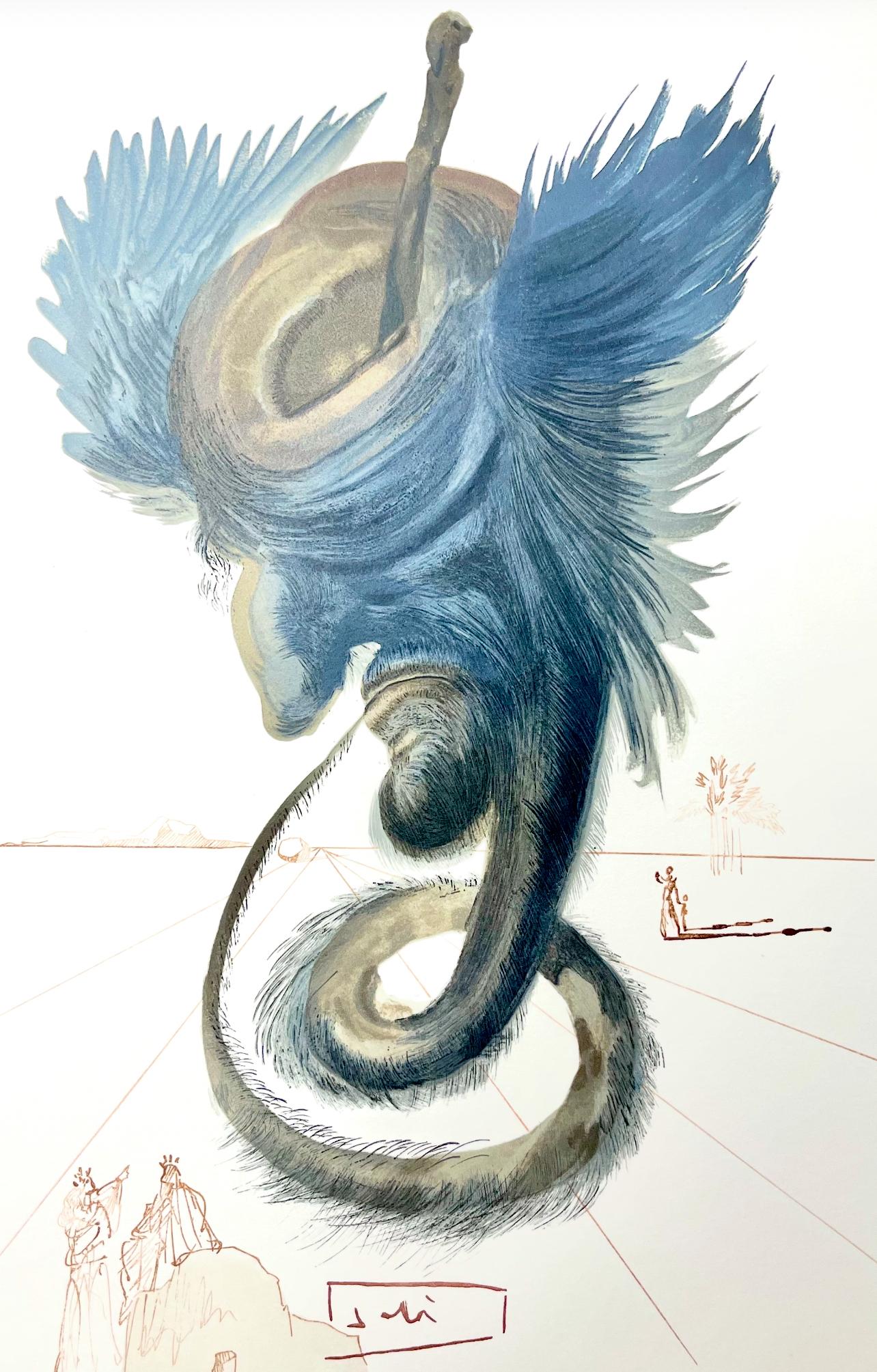 Salvador Dalí Figurative Print - Hölle XX (Field 189-200; M/L 1039-1138), Die Göttliche Komödie