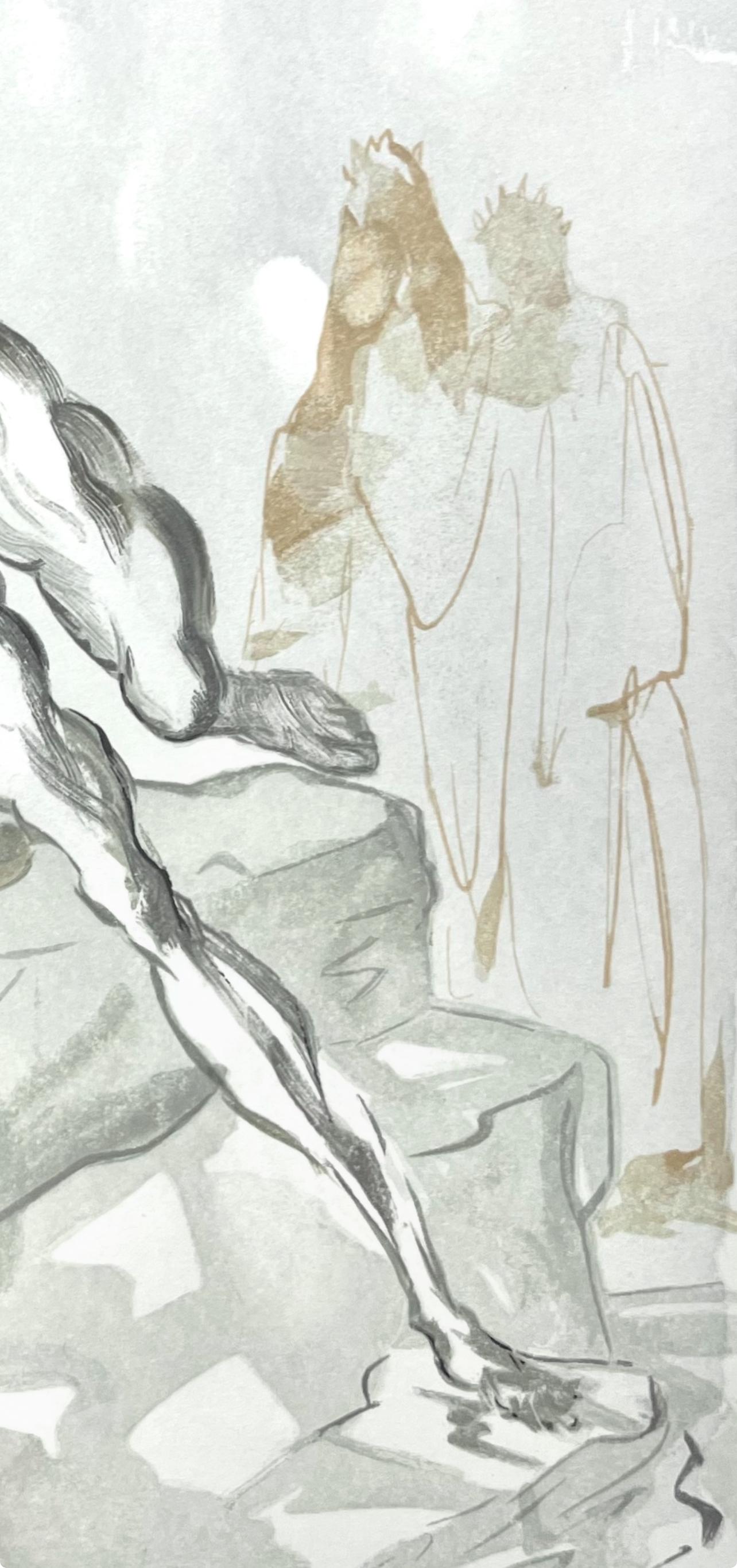 Hölle XXIV (Campo 189-200; M/L 1039-1138), Die Göttliche Komödie - Print Surrealismo di Salvador Dalí