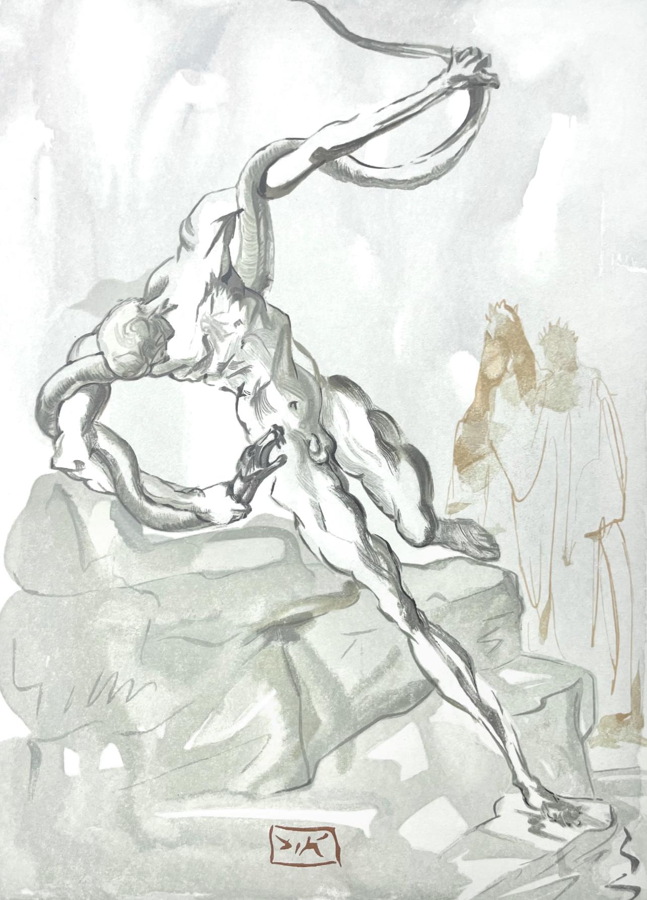 Landscape Print di Salvador Dalí - Hölle XXIV (Campo 189-200; M/L 1039-1138), Die Göttliche Komödie