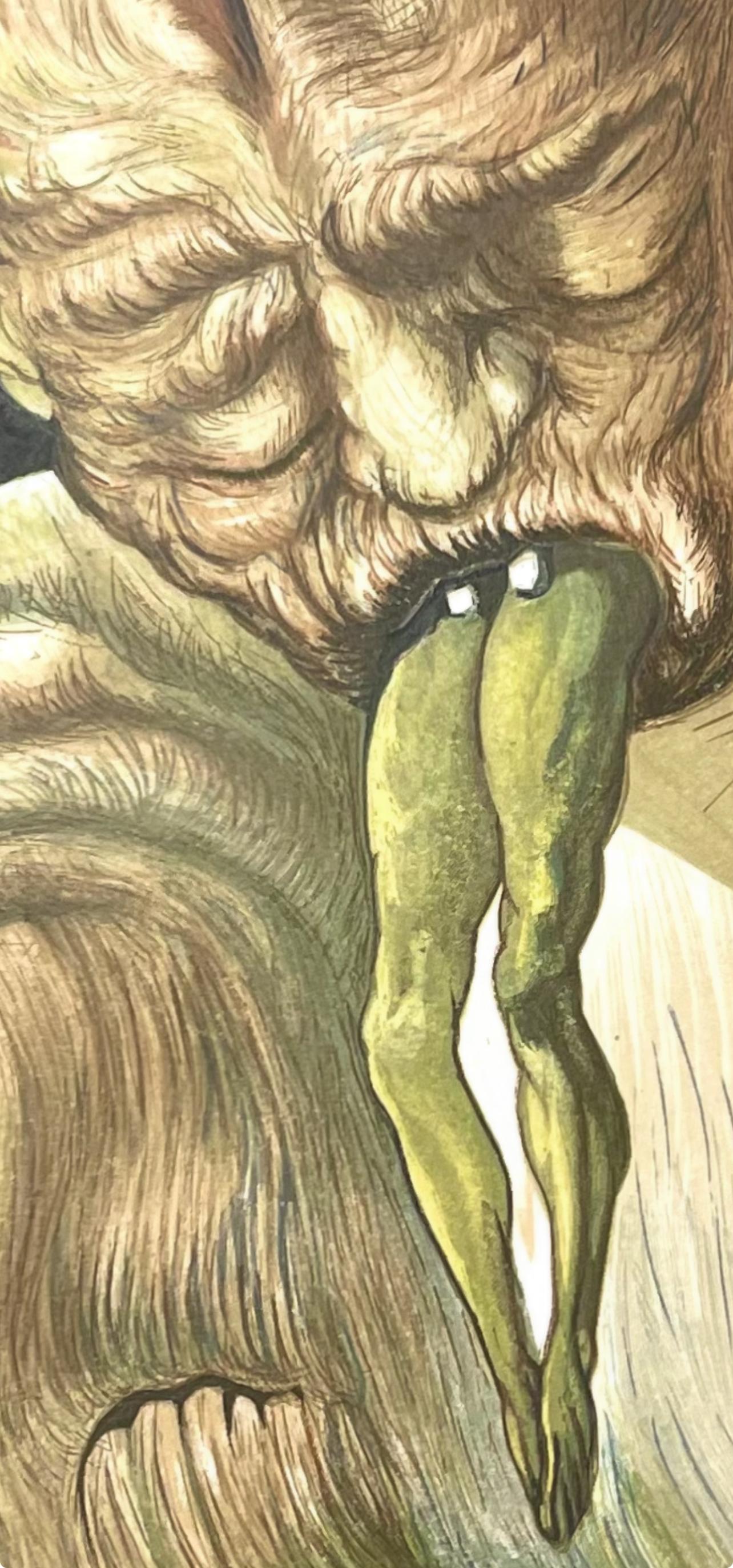 Hölle XXVII (Field 189-200; M/L 1039-1138), Die Göttliche Komödie - Surrealist Print by Salvador Dalí
