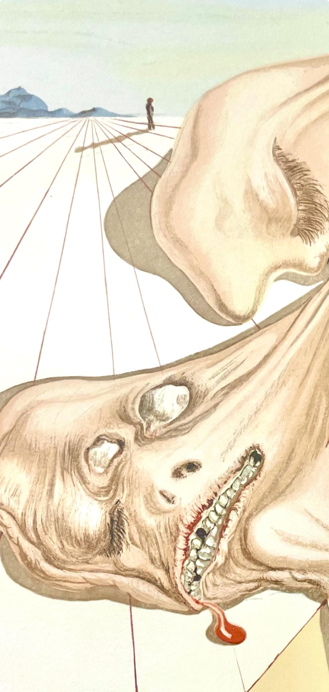 Hölle XXX (champs 189-200 ; M/L 1039-1138), Die Göttliche Komödie - Print de Salvador Dalí