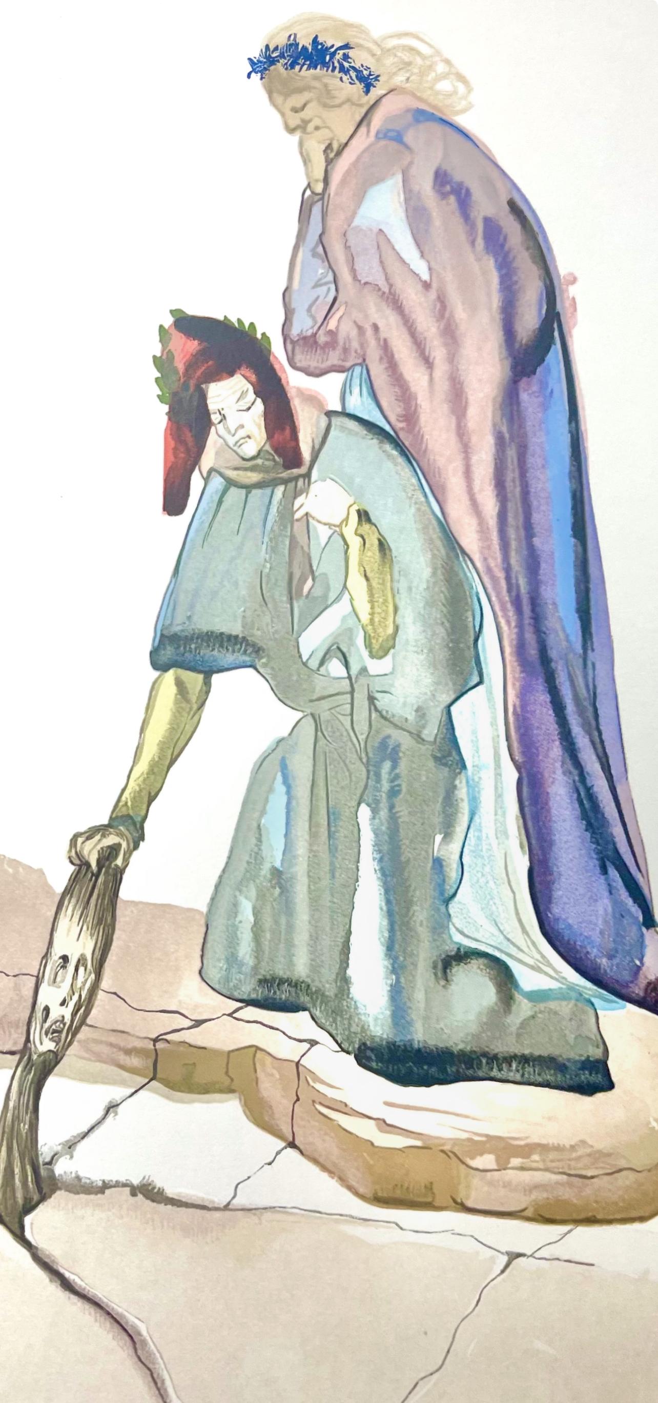 Hölle XXXII (Campo 189-200; M/L 1039-1138), Die Göttliche Komödie - Print de Salvador Dalí