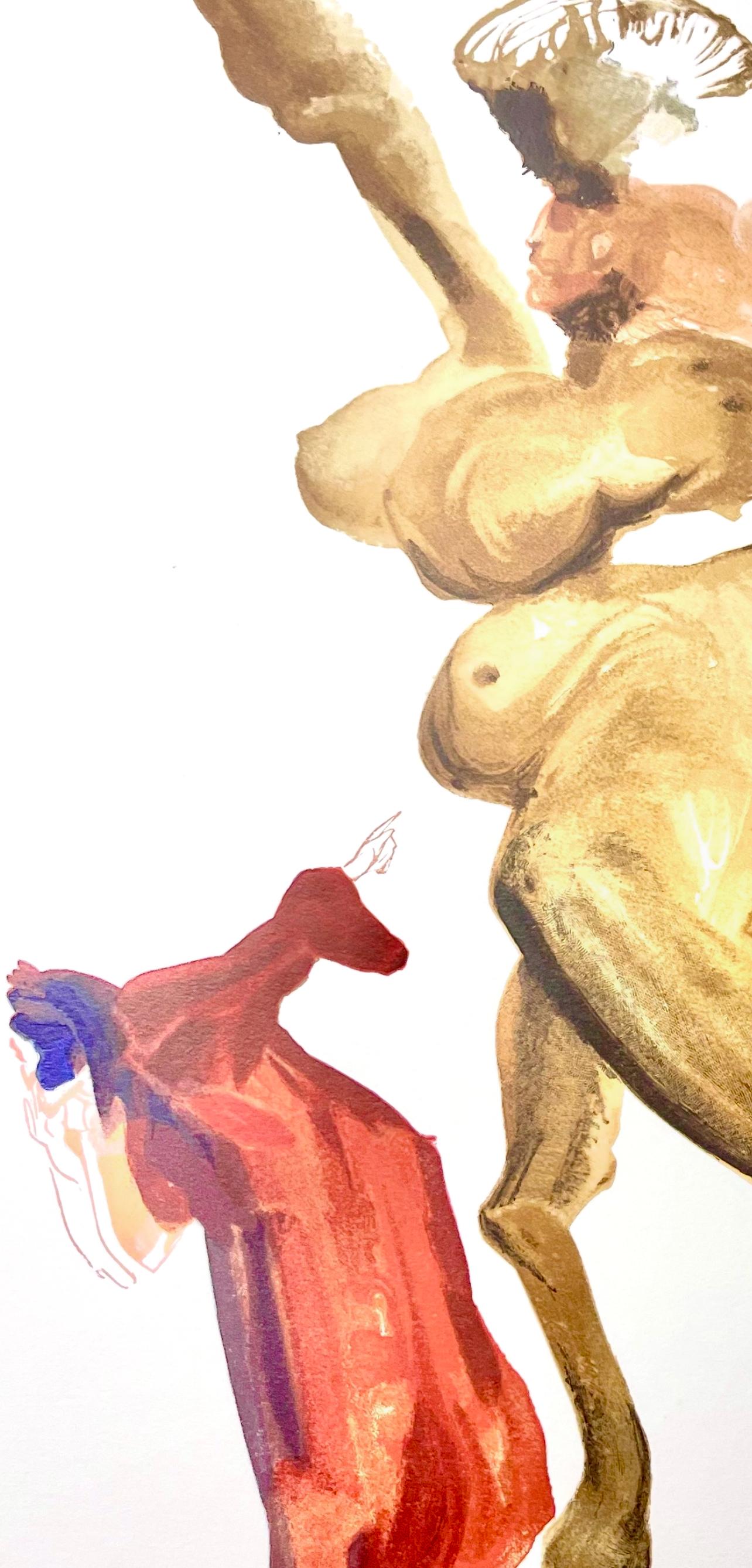 Hölle XXXIII (Campo 189-200; M/L 1039-1138), Die Göttliche Komödie - Print de Salvador Dalí