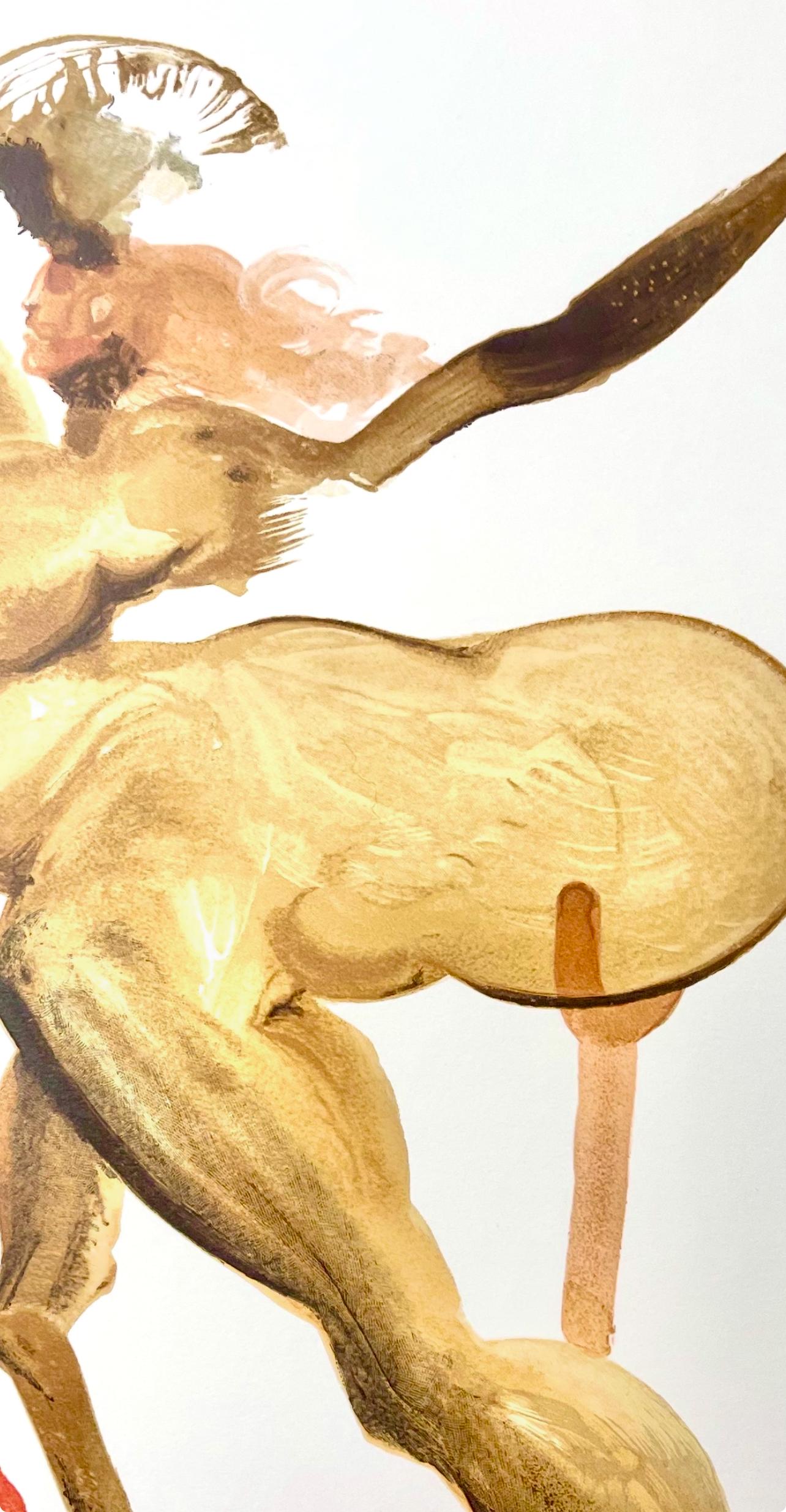 Hölle XXXIII (Campo 189-200; M/L 1039-1138), Die Göttliche Komödie - Print Surrealista de Salvador Dalí