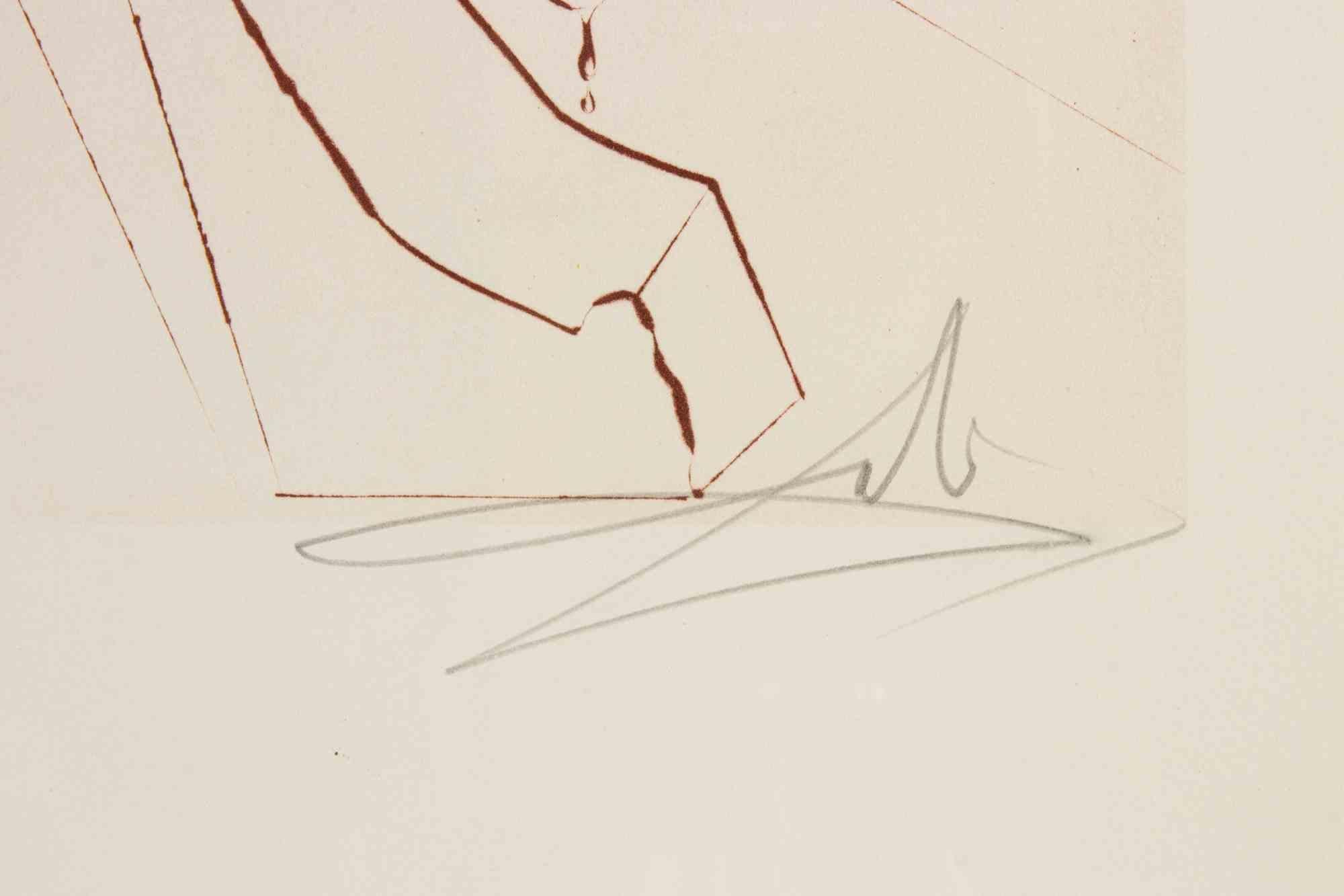 Homage to Durer – Lithographie von  Salvador Dalì - 1980er Jahre (Moderne), Print, von Salvador Dalí
