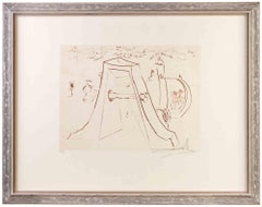 Hommage à Durer - Lithographie de  Salvador Dalì - Années 1980