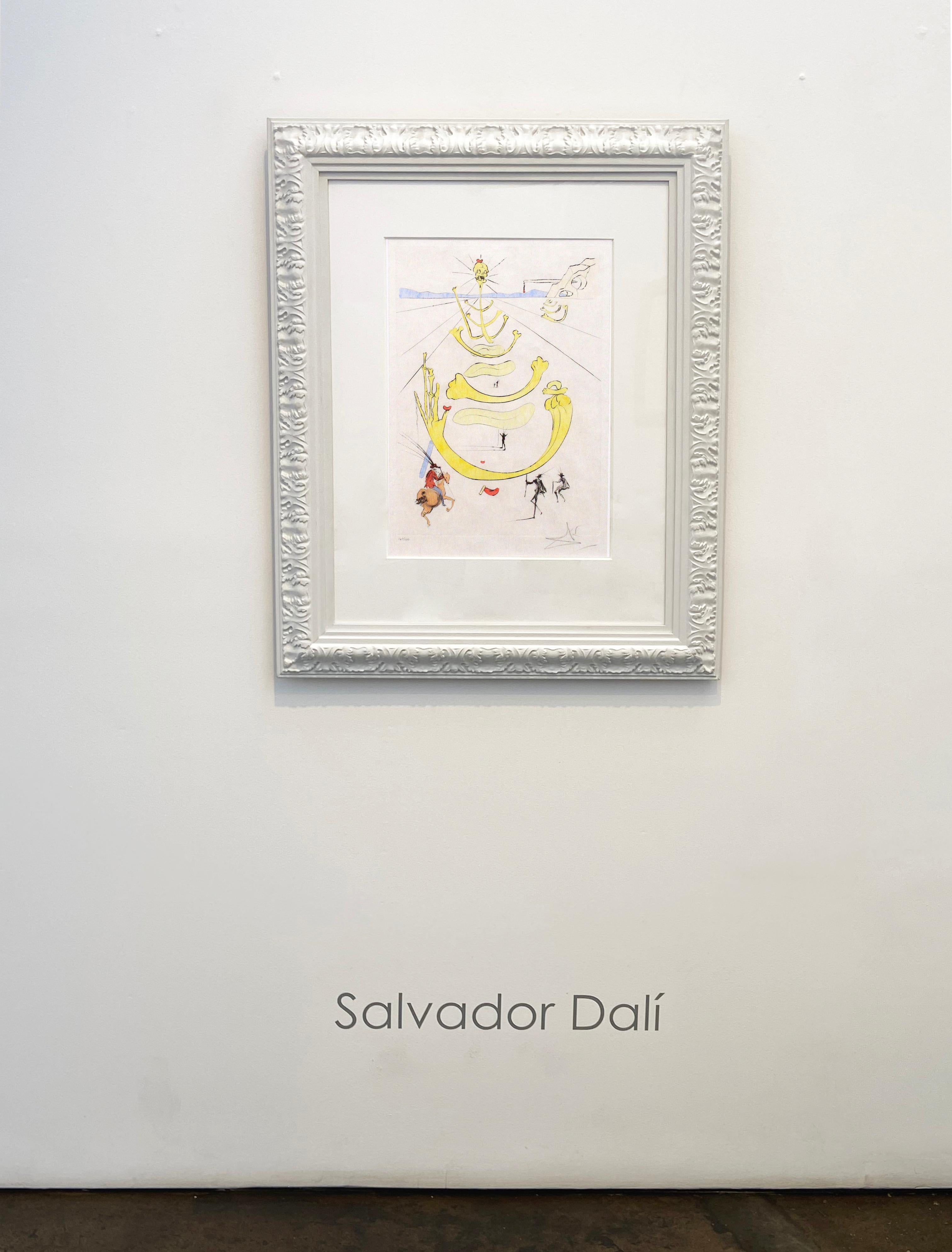 Homage to Quevedo - Contemporary Print by Salvador Dalí