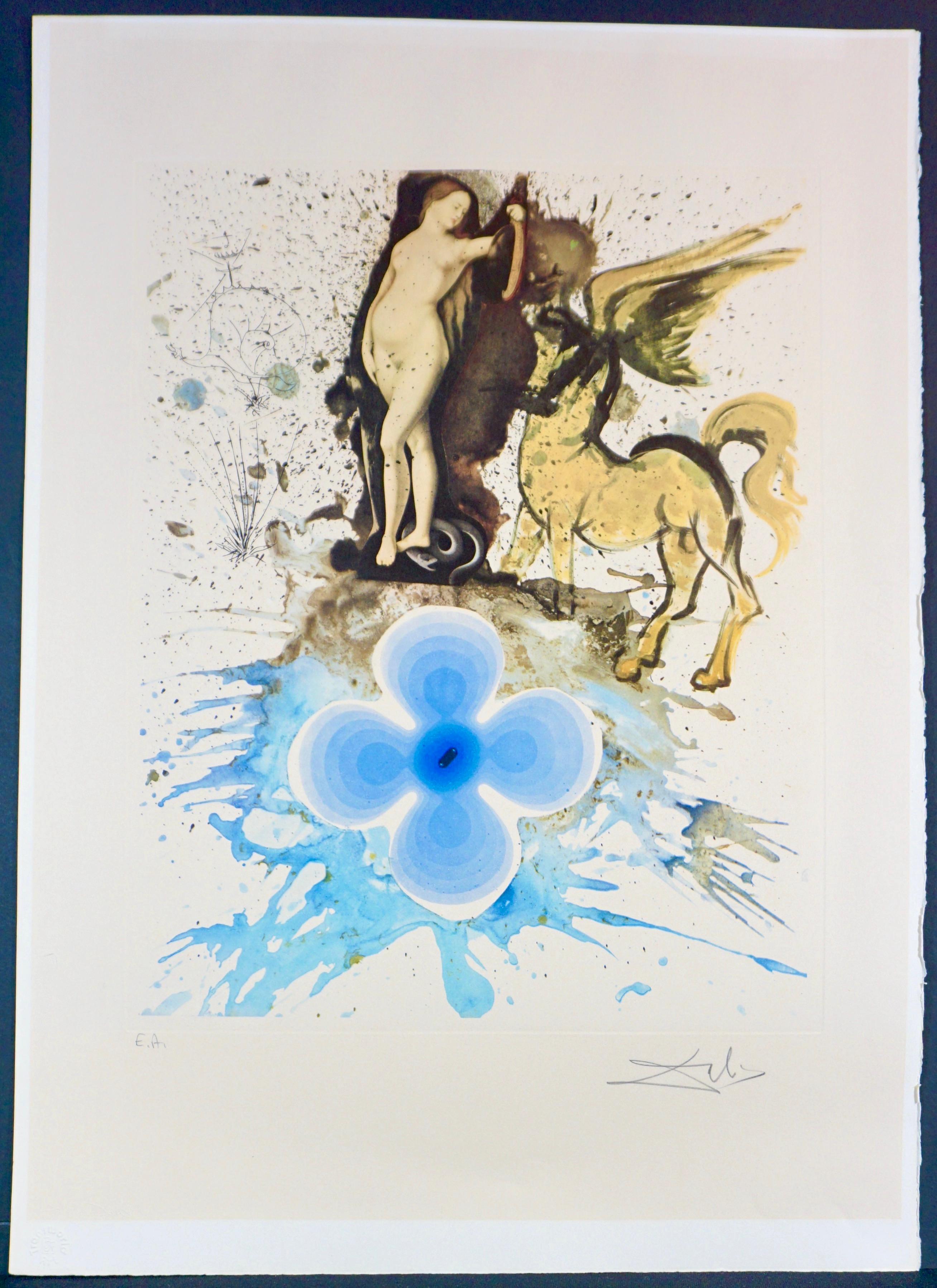 Salvador Dalí Print – Hommage an die Cranach 