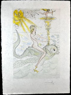 Hommage à Albrecht Durer - Sirene au Dauphin