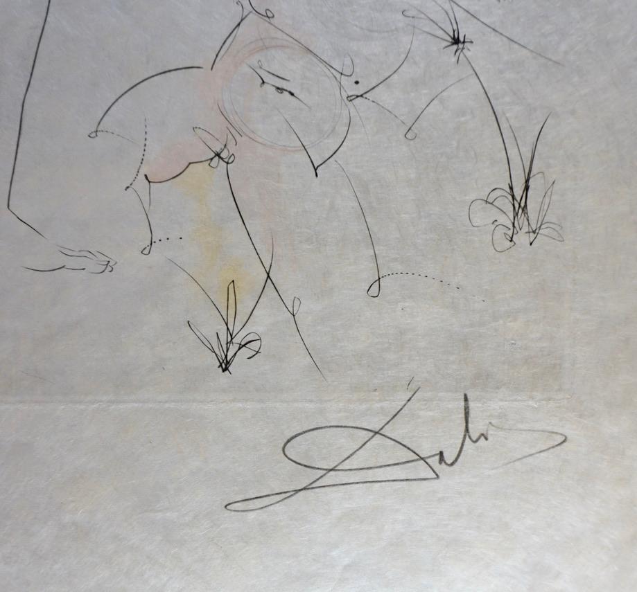 Homenaje a Albrecht Durero Venus y Cupido - Print de Salvador Dalí