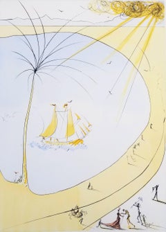 Vintage Hommage a Picasso (Cannes) (Cote d'Azur) /// Surrealism Salvador Dali Surrealist