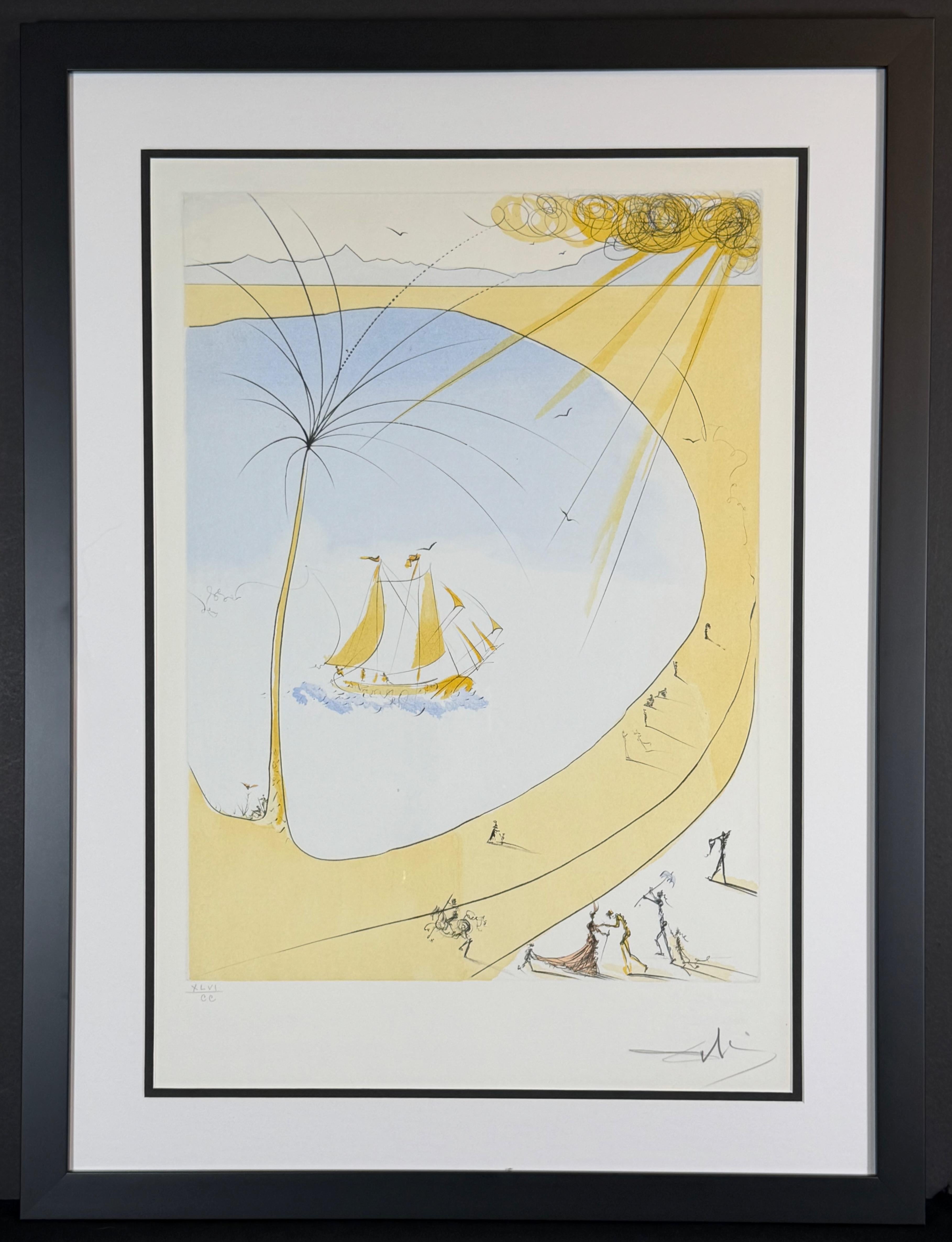 Print Salvador Dalí - Hommage à Picasso