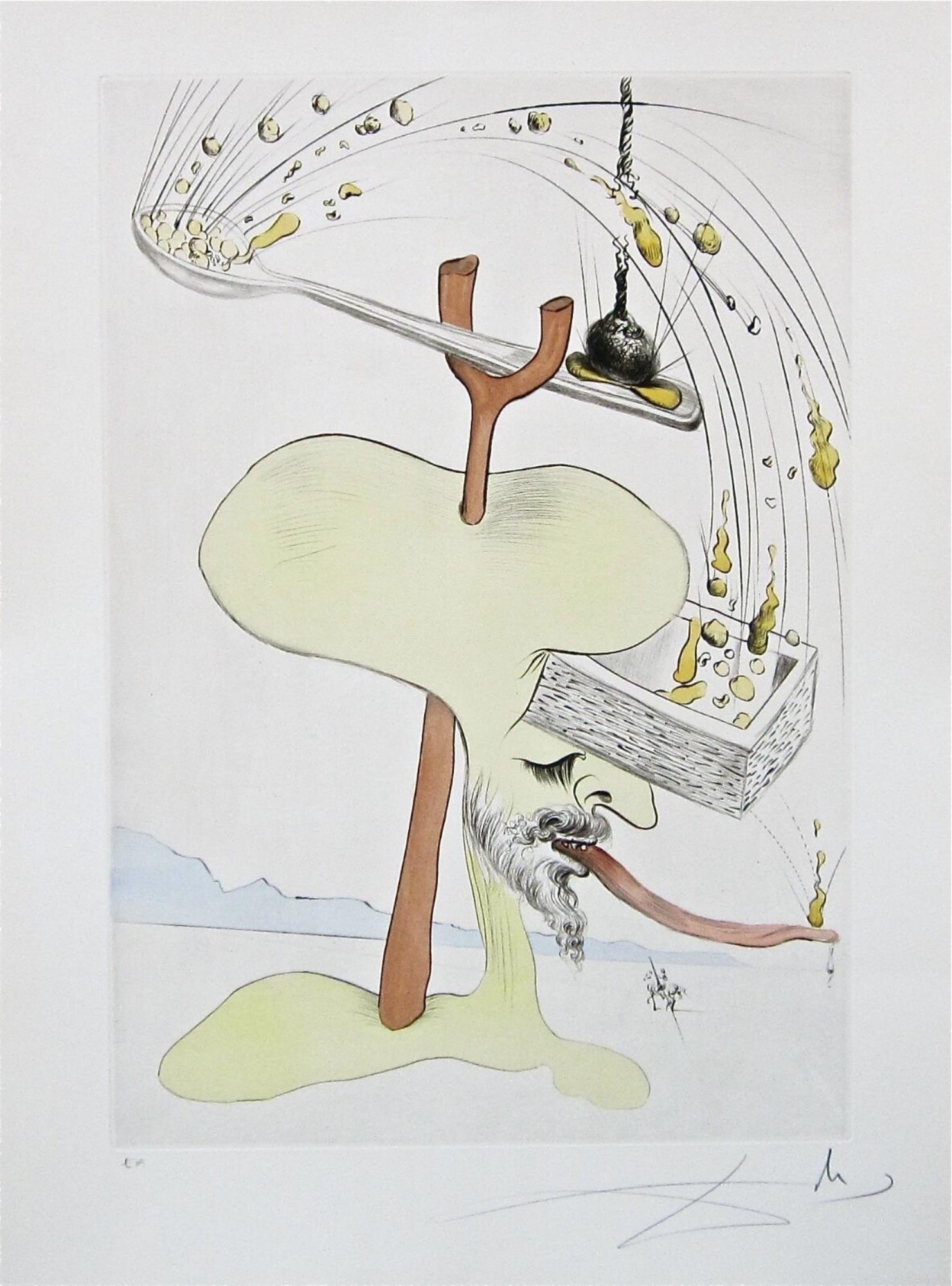Hommage à Quevedo, Salvador Dali - Print by Salvador Dalí