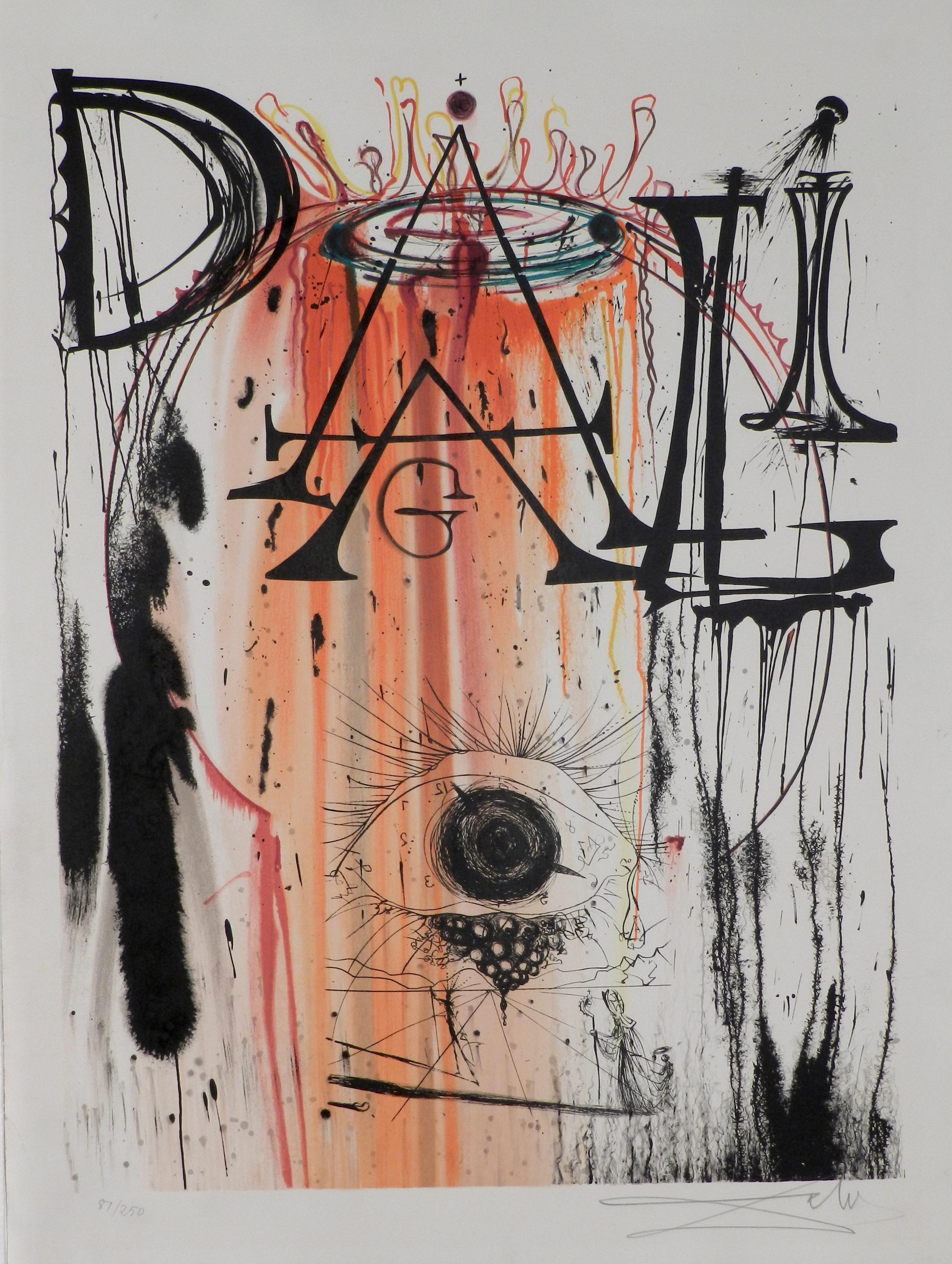Print de Salvador Dalí - Homenaje a los Pequeños Blancos