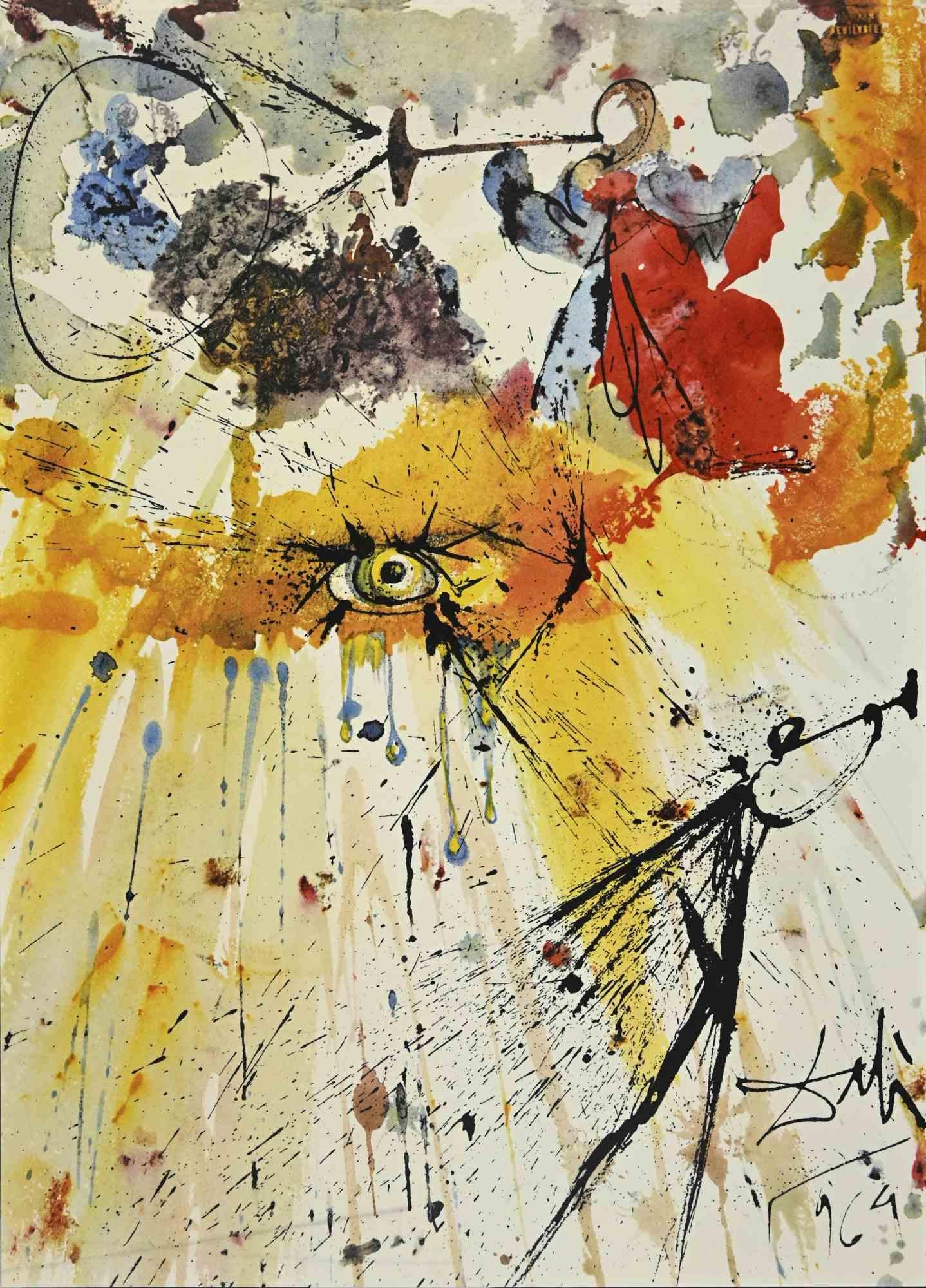 Salvador Dalí Print - Humilemus illi … - Lithograph - 1964