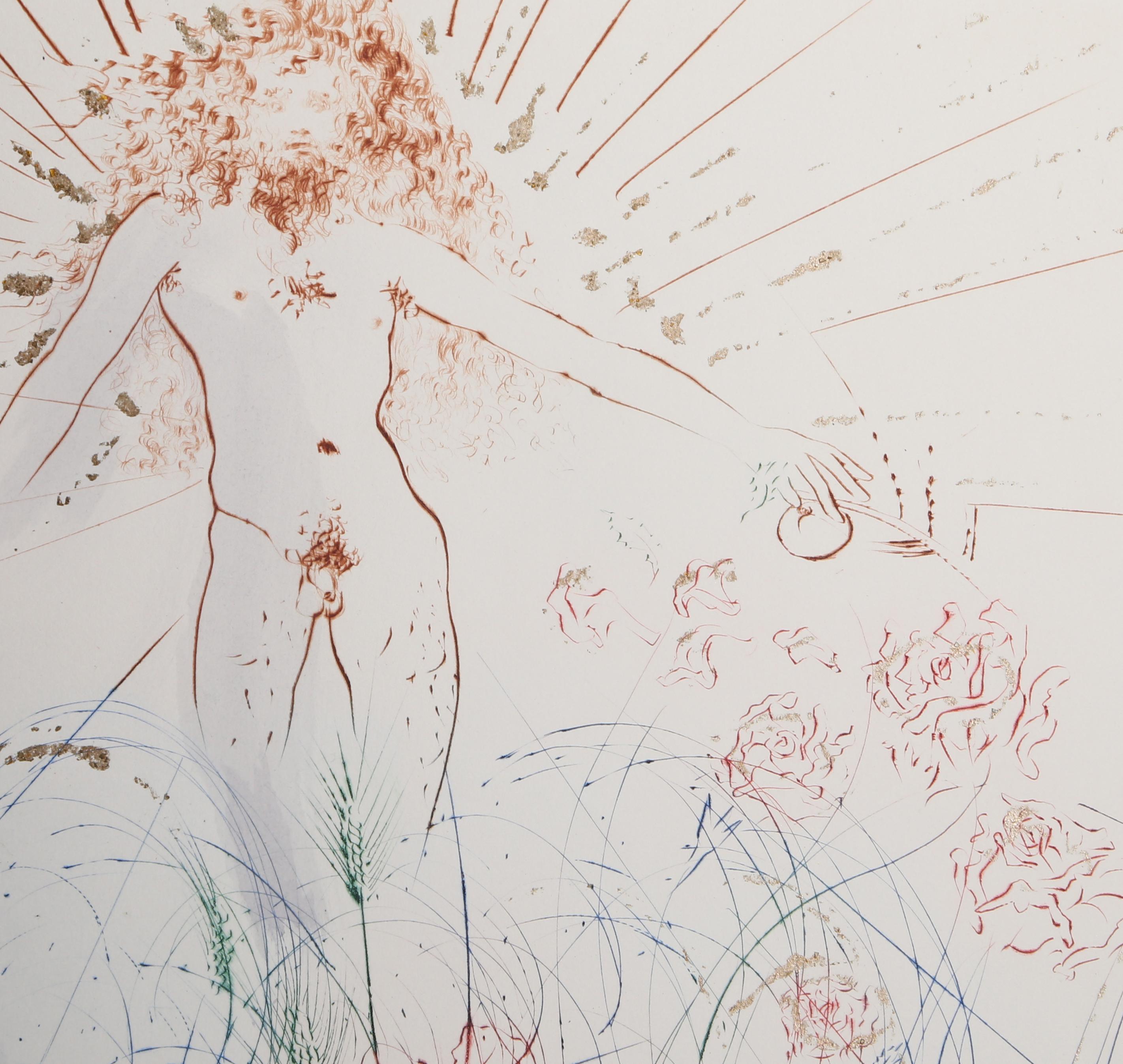 Io sono la mia amata da Il Cantico dei Cantici di Re Salomone di Salvador Dali - Print di Salvador Dalí