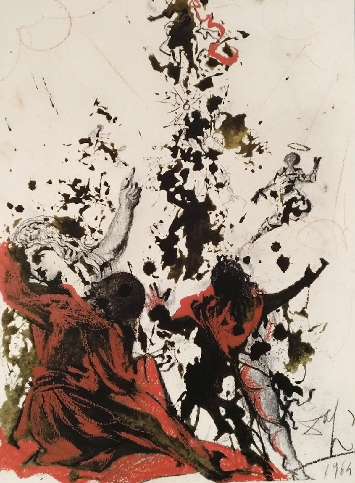 Figurative Print di Salvador Dalí - Iesu Transfiguratio - Litografia - 1964