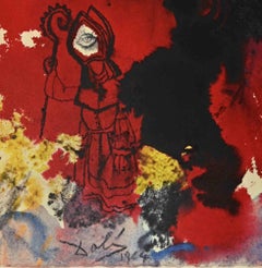 Iesus A Satana Tentatur - Lithographie - 1964
