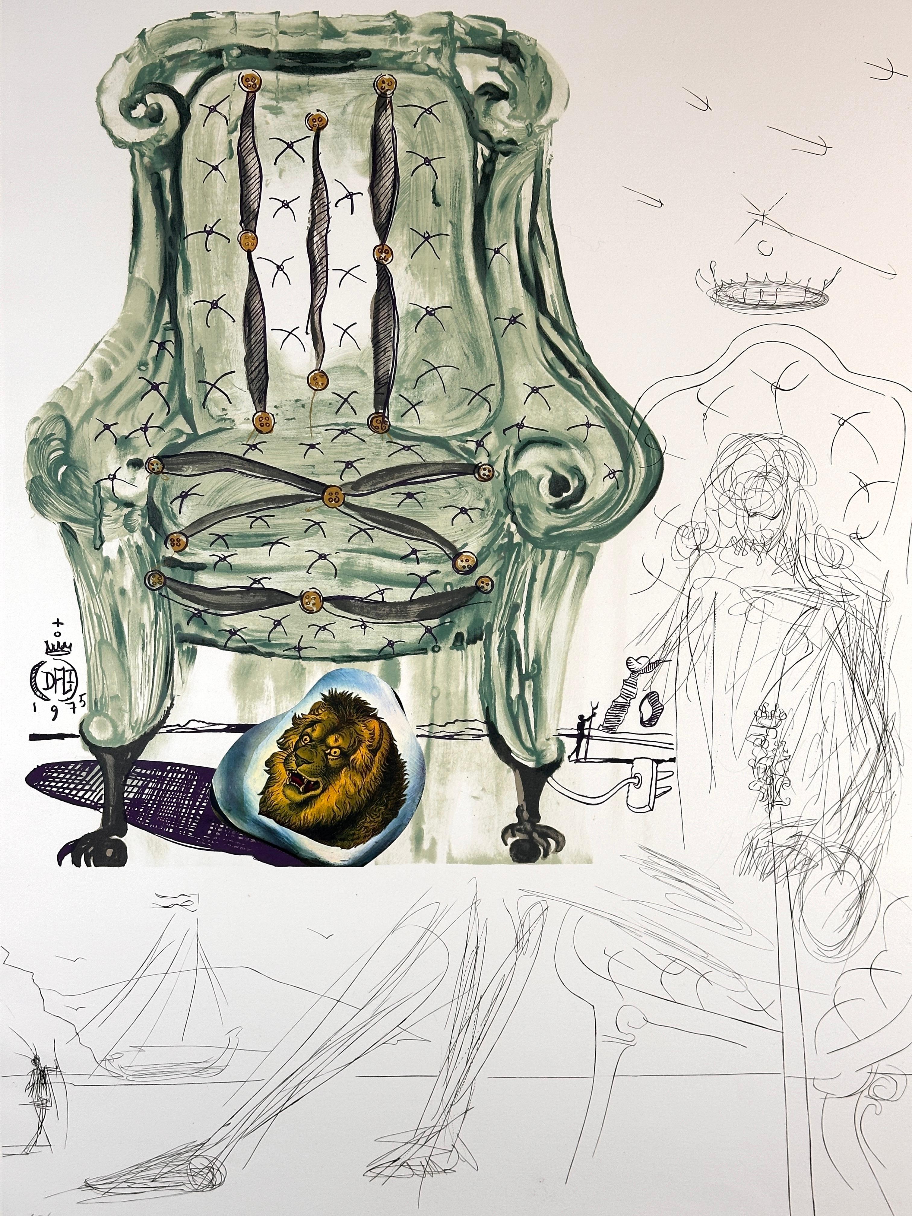 Imaginations & Objects of The Future Breathing Pneumatic Armchair - Print by Salvador Dalí
